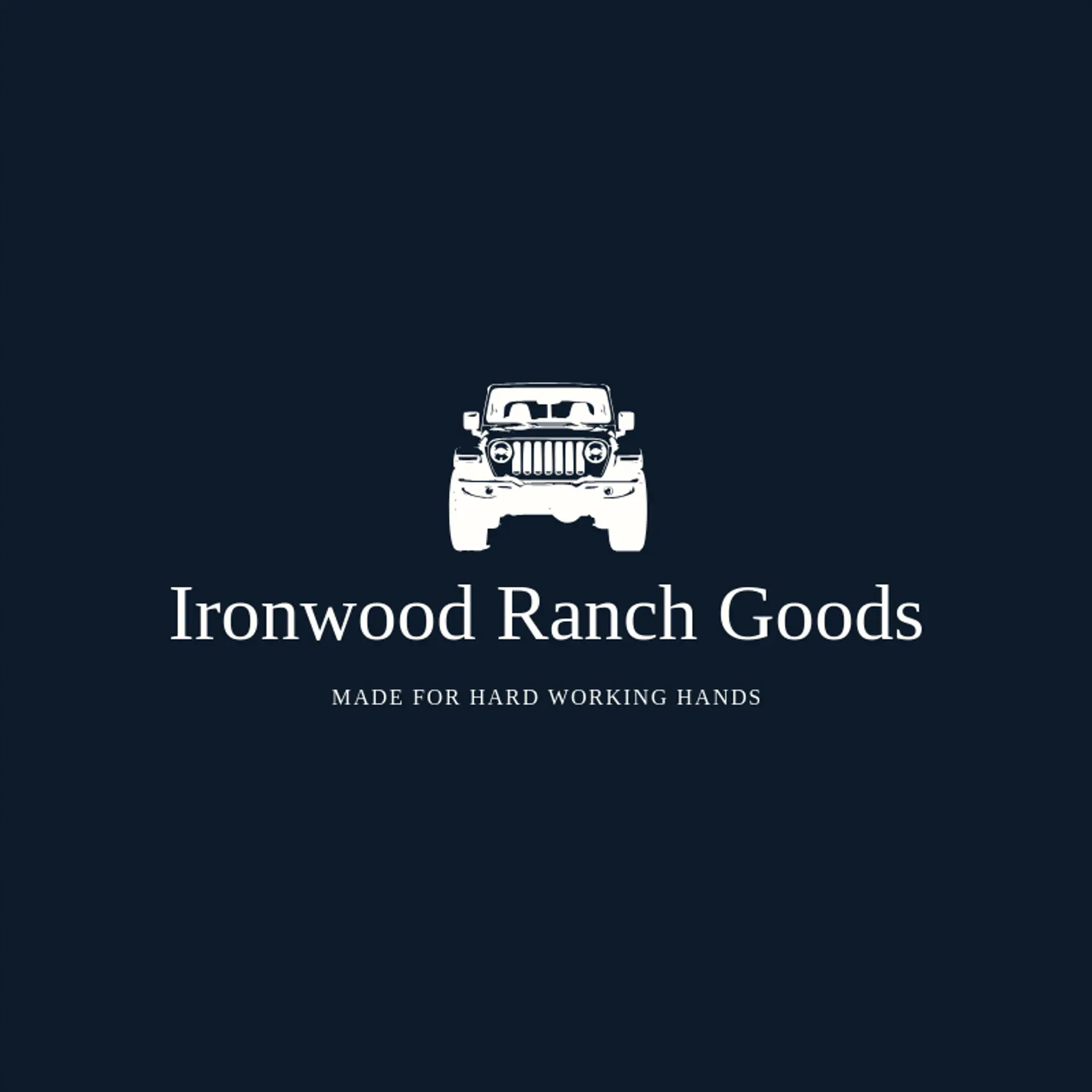 Ironwood Ranch Goods logo for wrangler