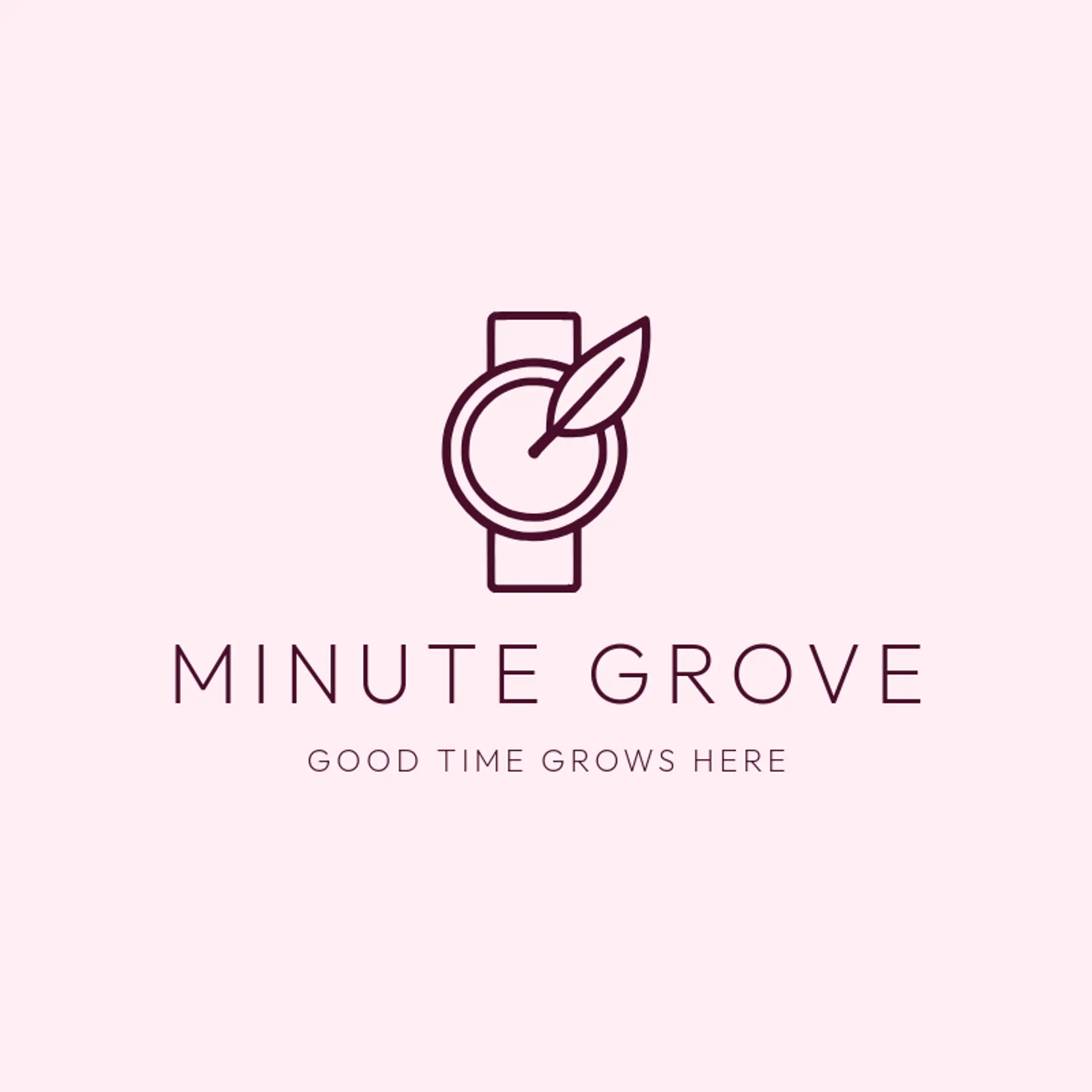 Minute Grove logo for watch