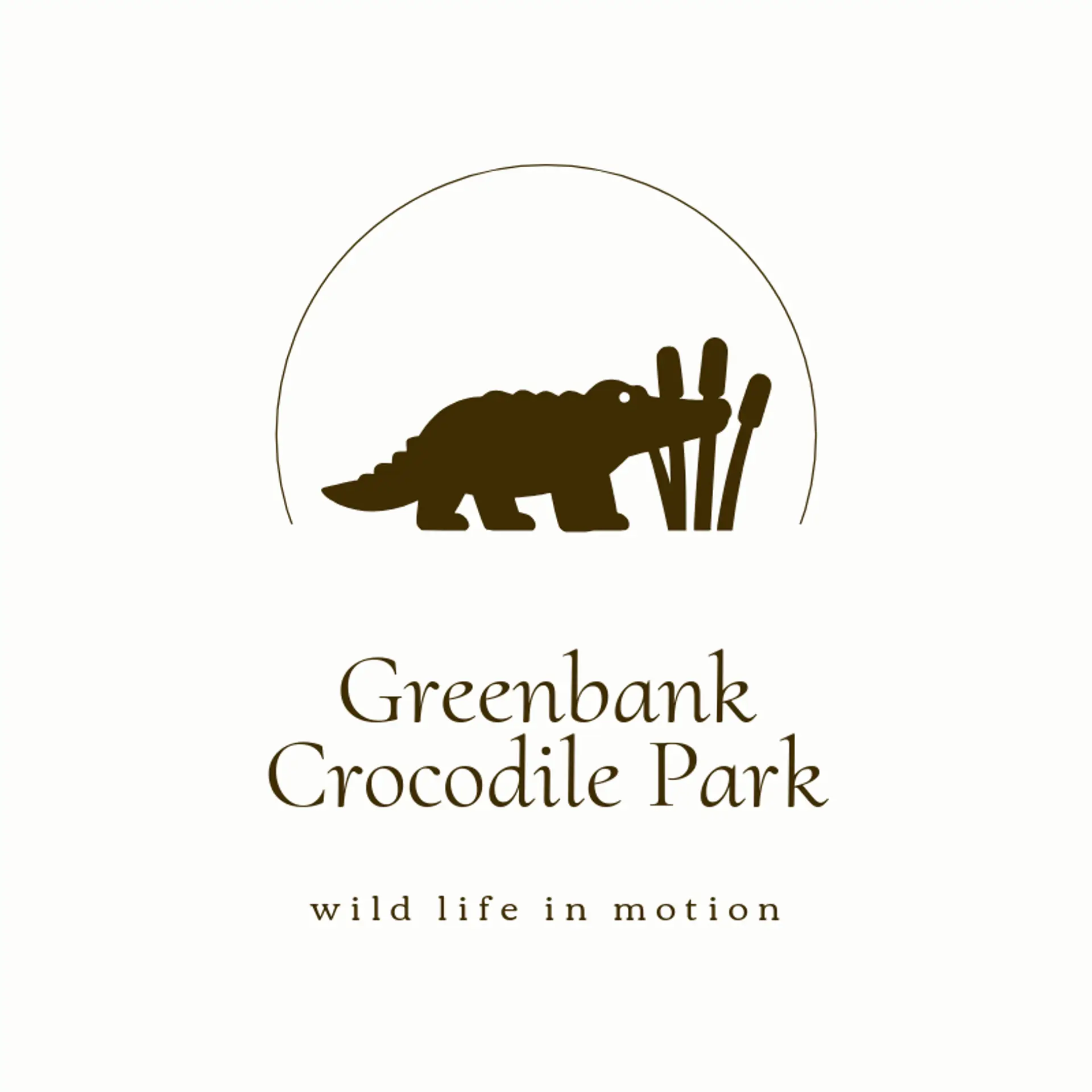 Greenbank Crocodile Park logo for crocodile