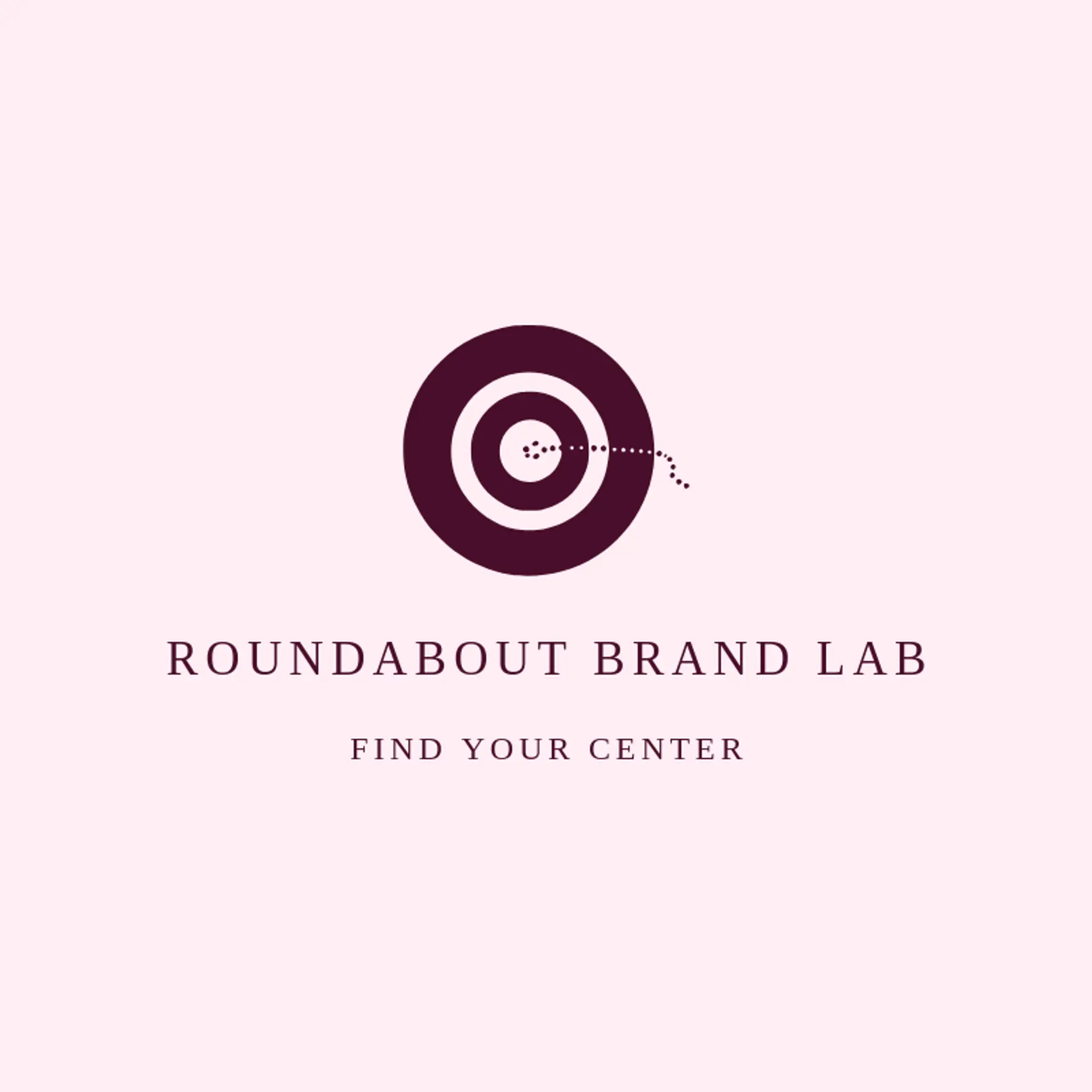 Roundabout Brand Lab logo for spiral