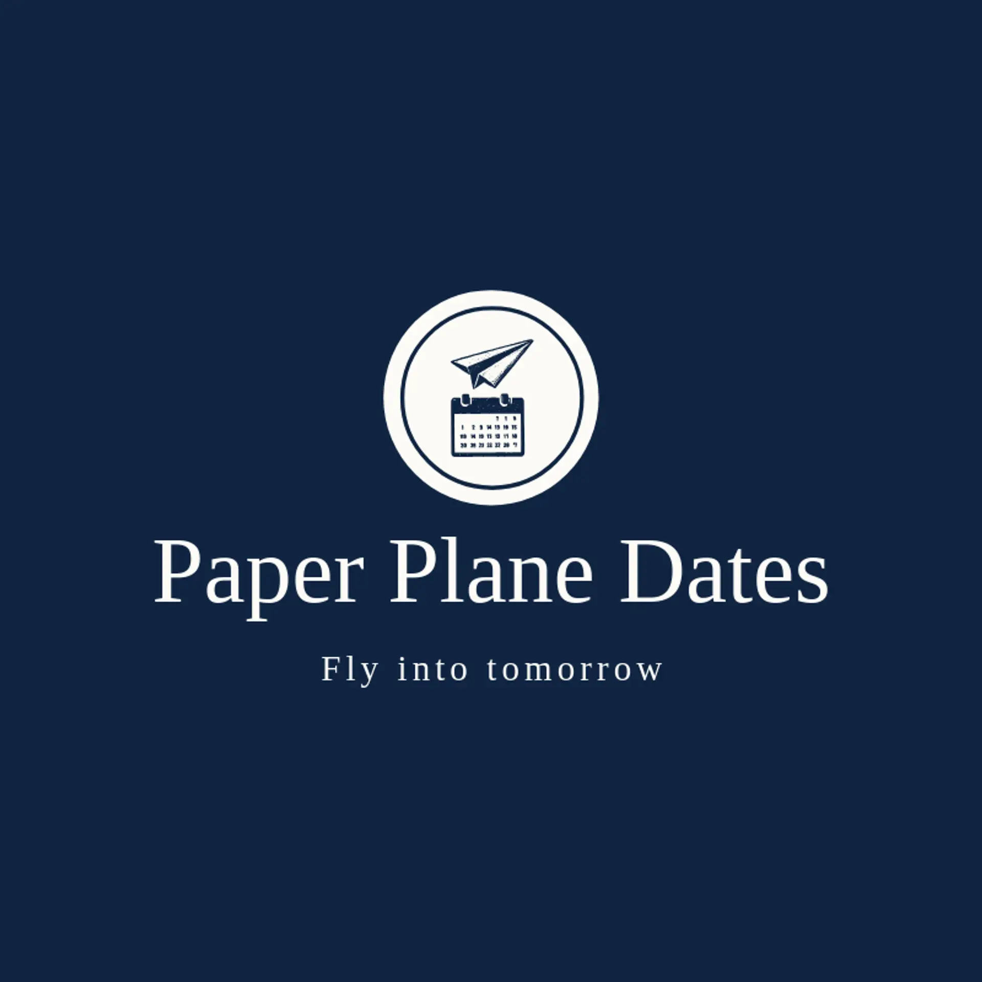 Paper Plane Dates logo for calendar