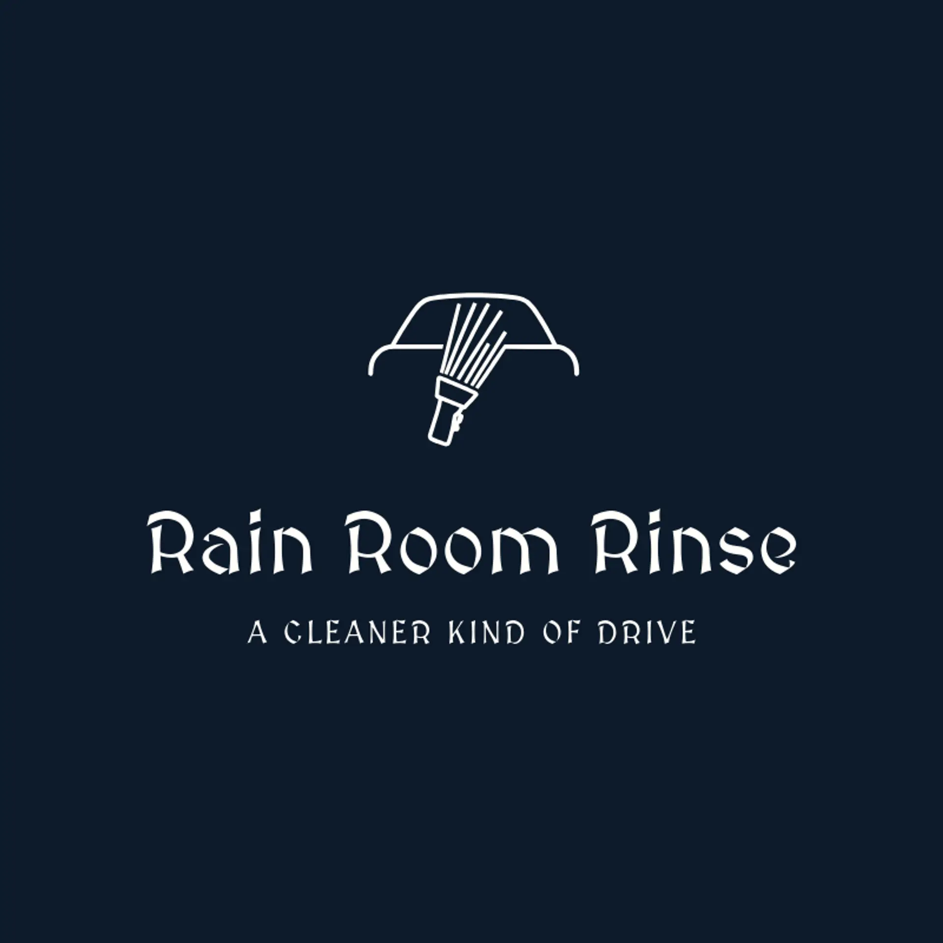 Rain Room Rinse logo for car wash