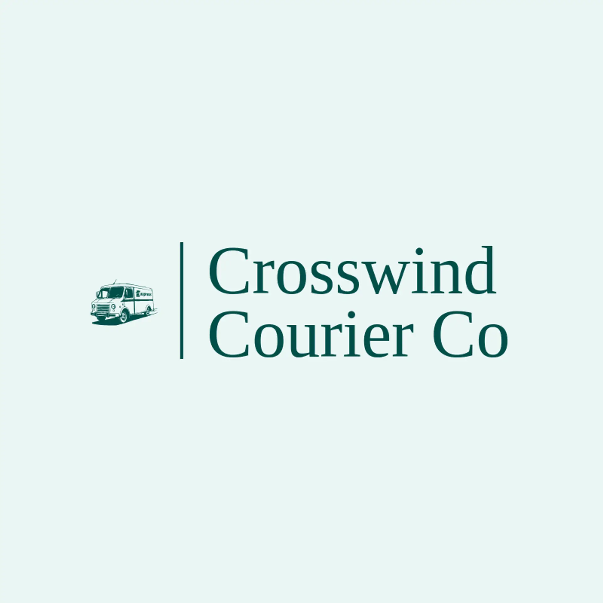 Crosswind Courier Co logo for express