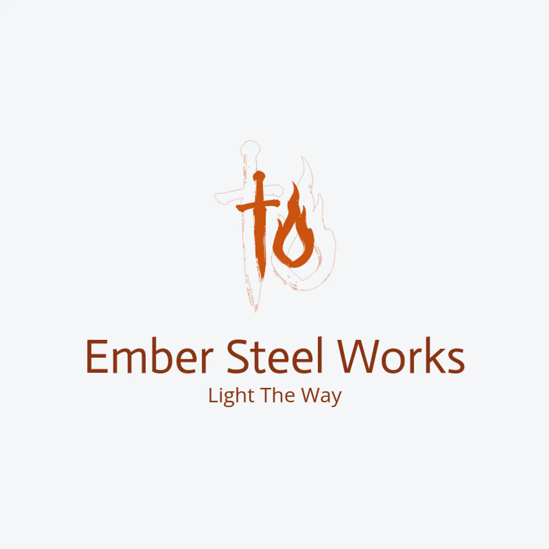 Ember Steel Works logo for sword