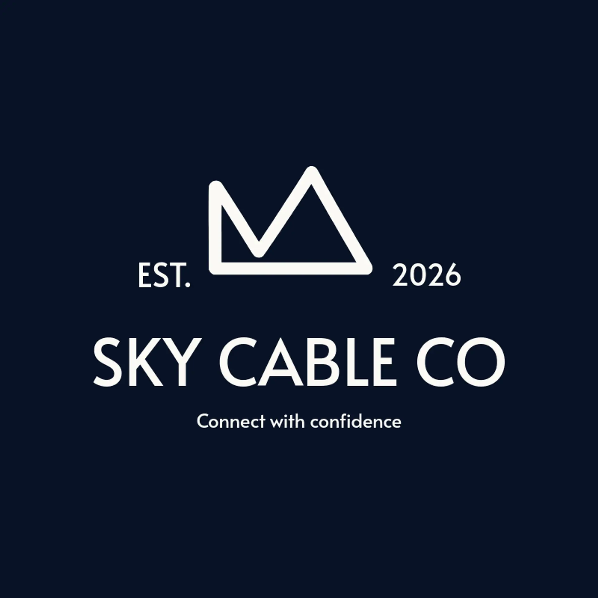 Sky Cable Co logo for bridge