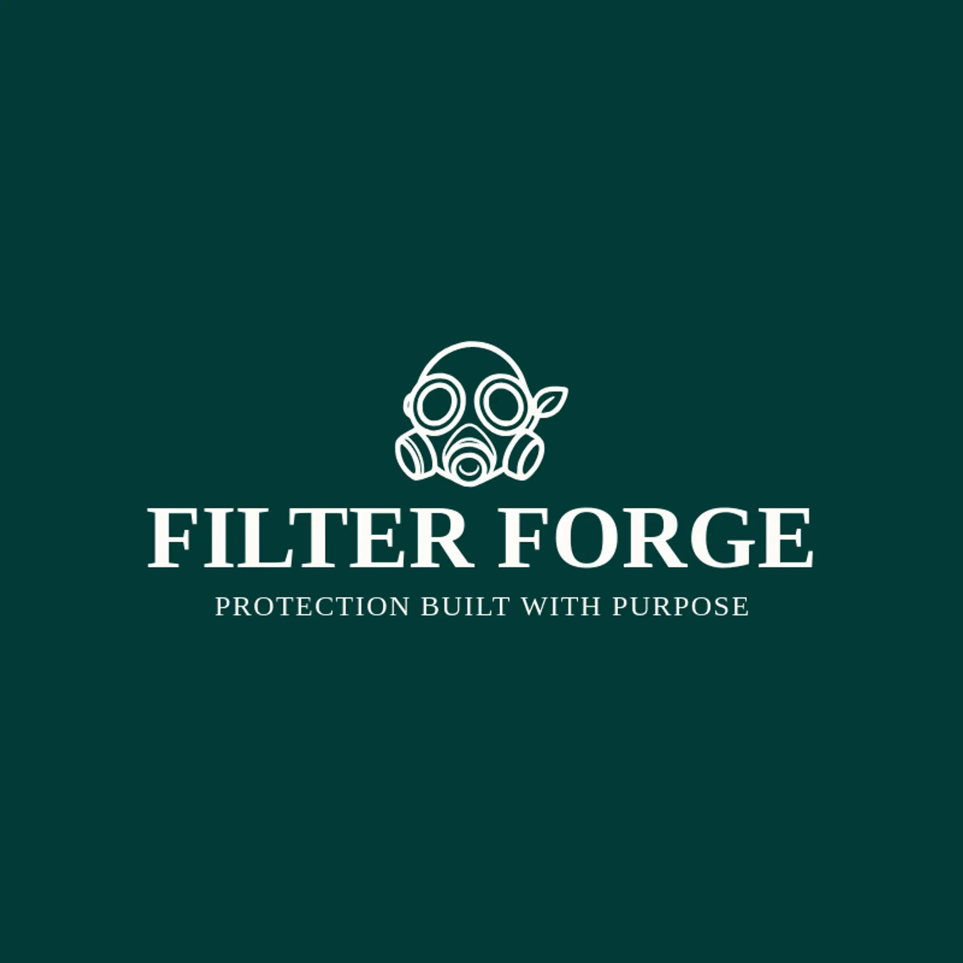 Filter Forge logo for gas mask