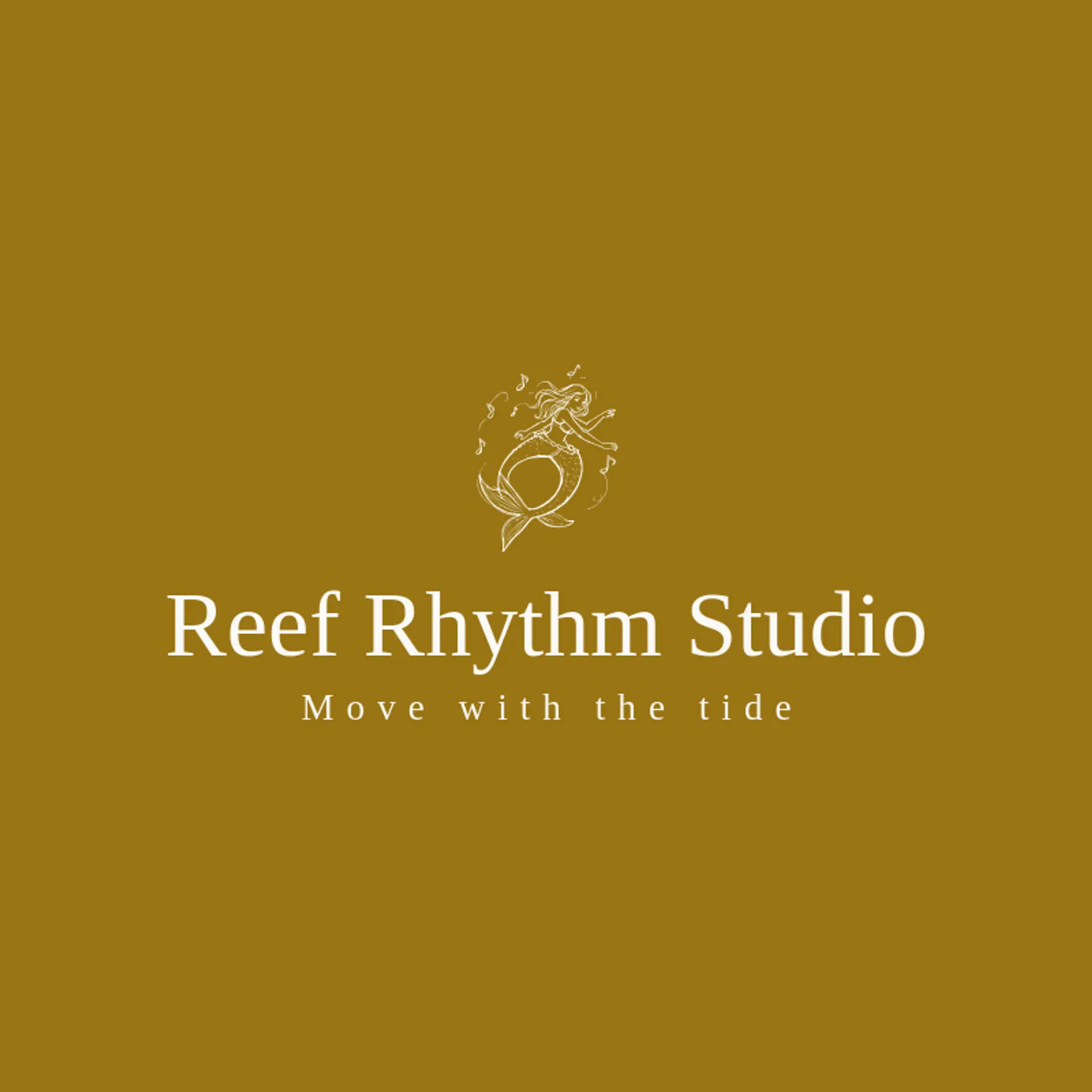 Reef Rhythm Studio logo for mermaid