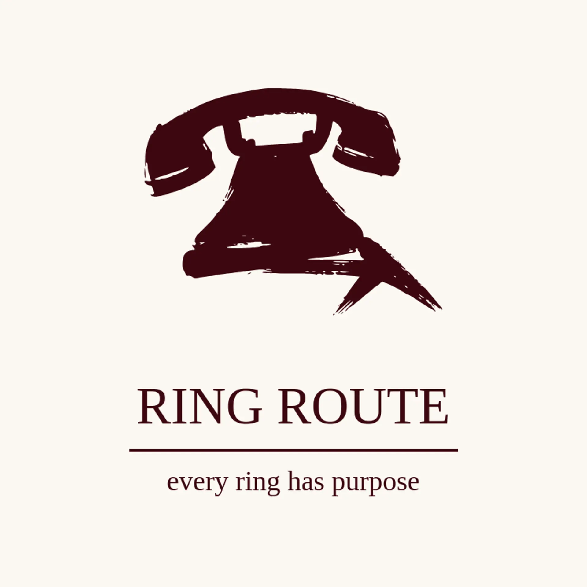 Ring Route logo for telephone