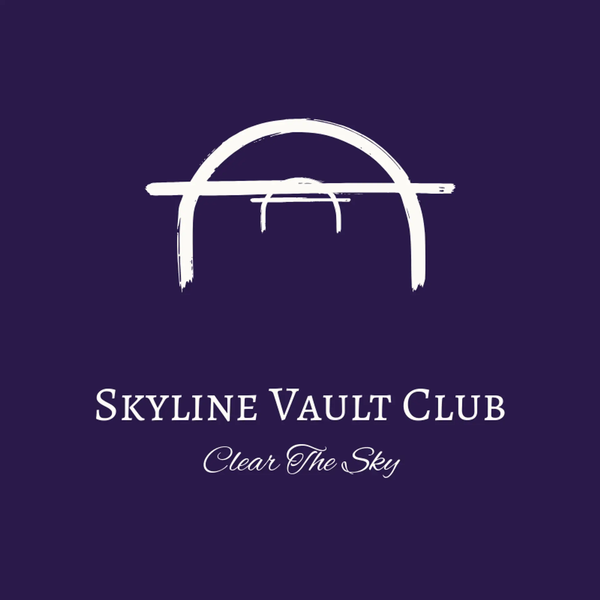 Skyline Vault Club logo for track and field