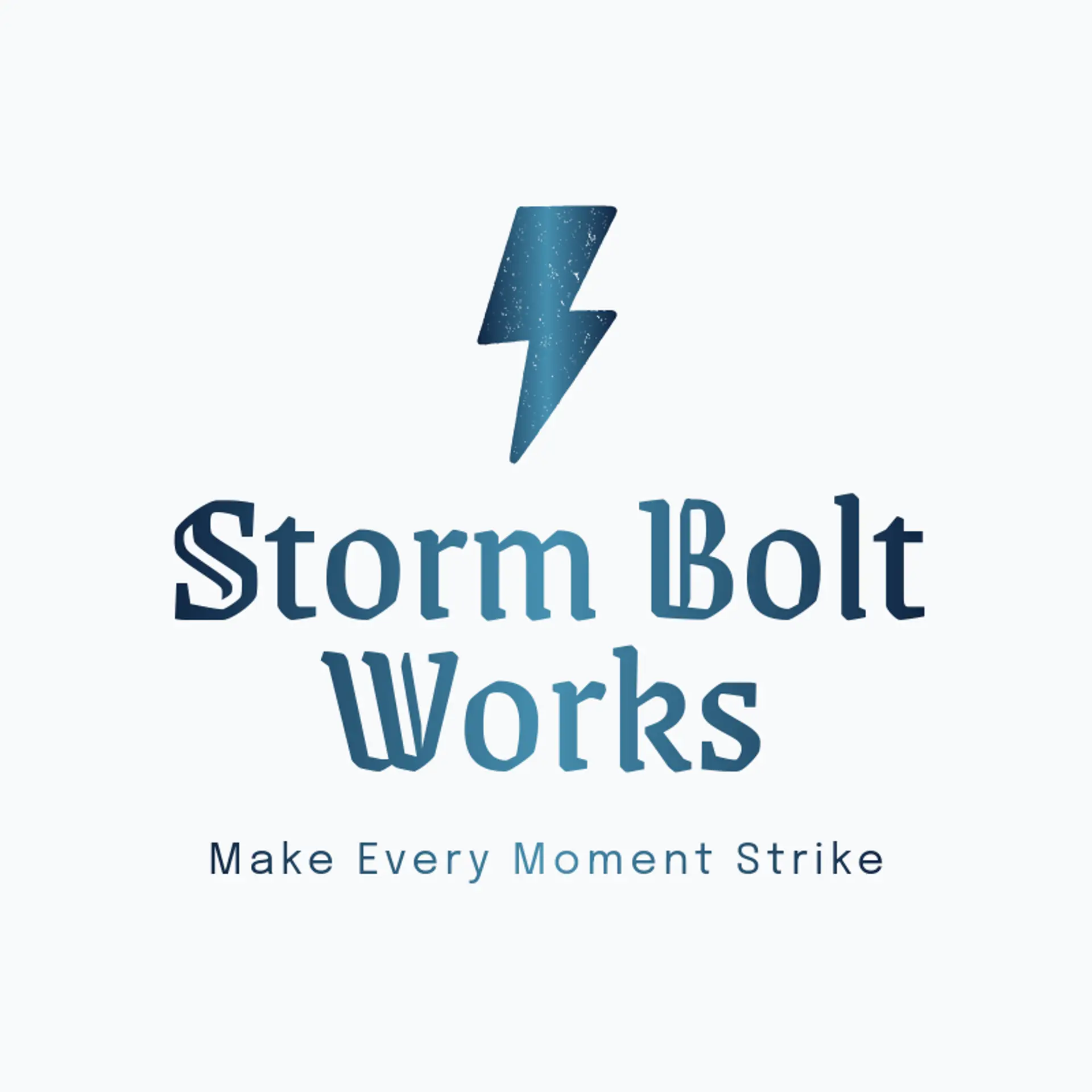 Storm Bolt Works logo for anime character