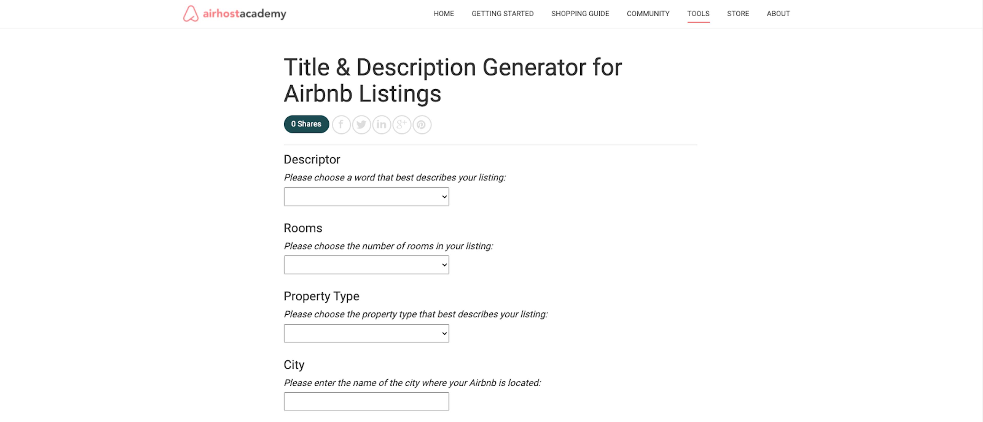 Airbnb Description Generator