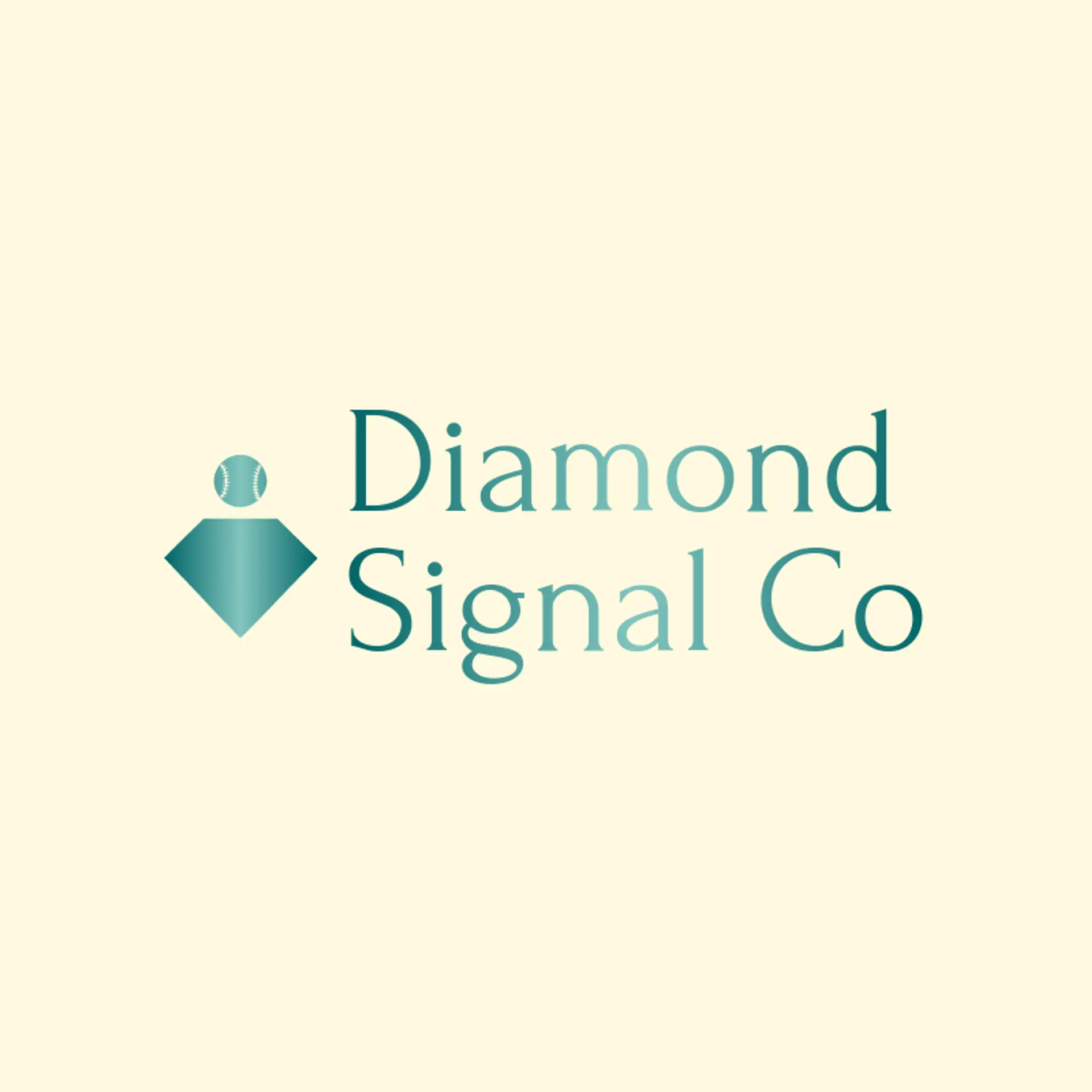 Diamond Signal Co logo for baseball