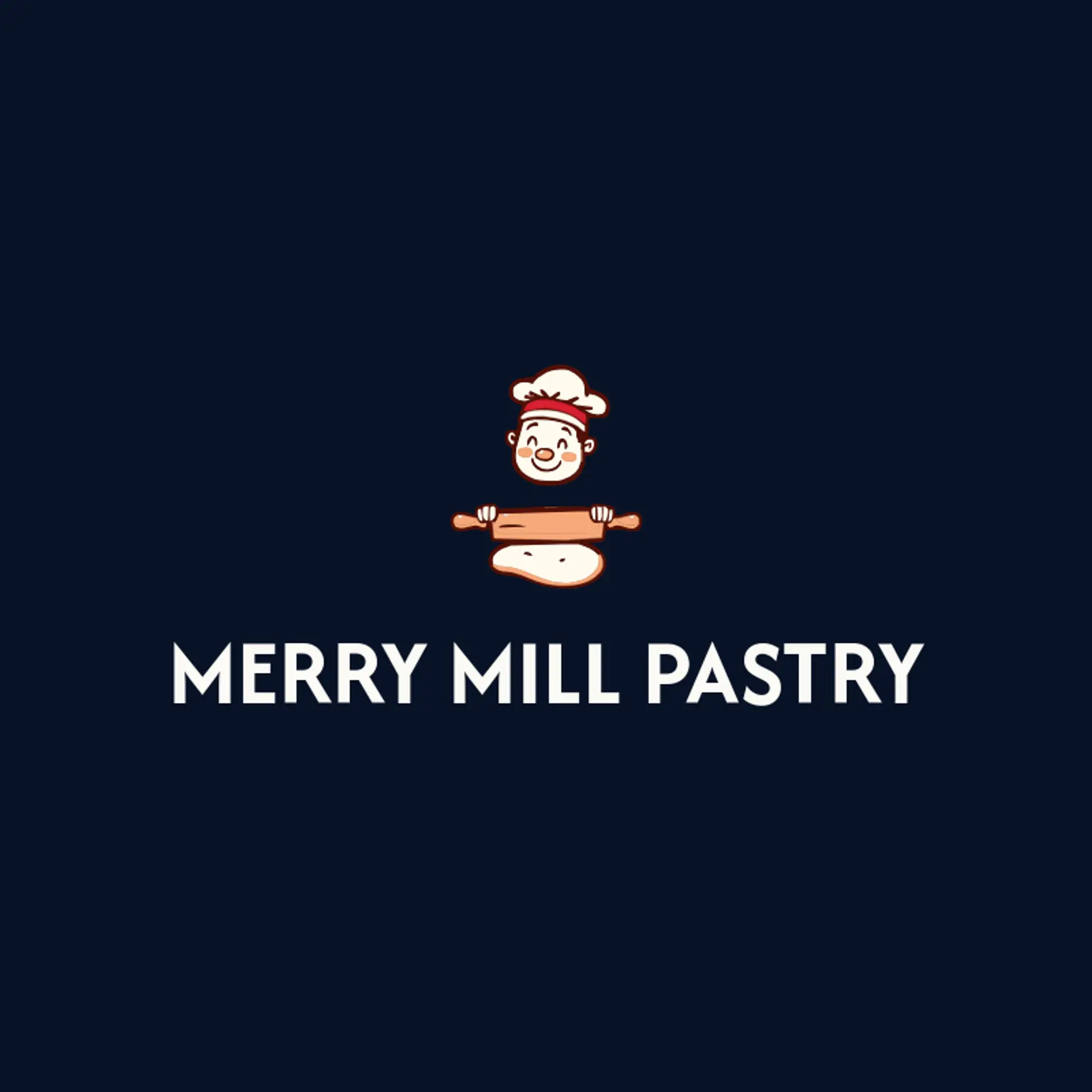 Merry Mill Pastry logo for baker