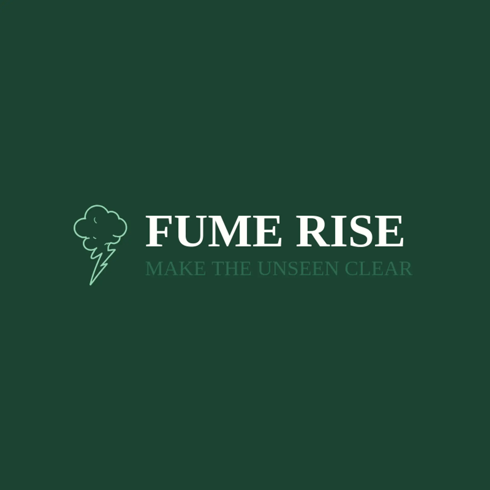 Fume Rise logo for toxic