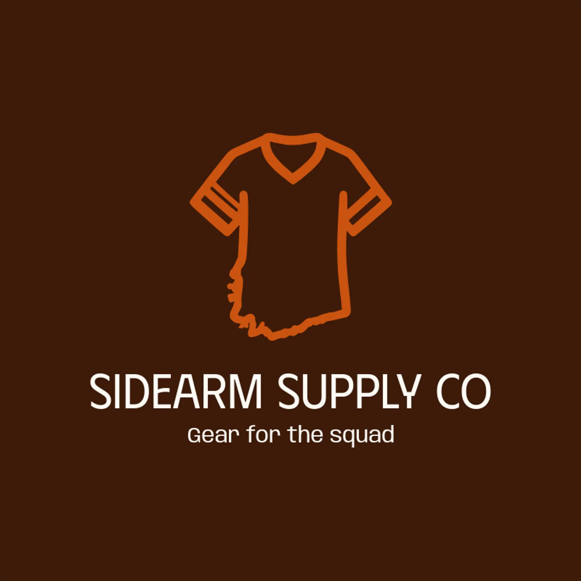 Sidearm Supply Co logo for jersey