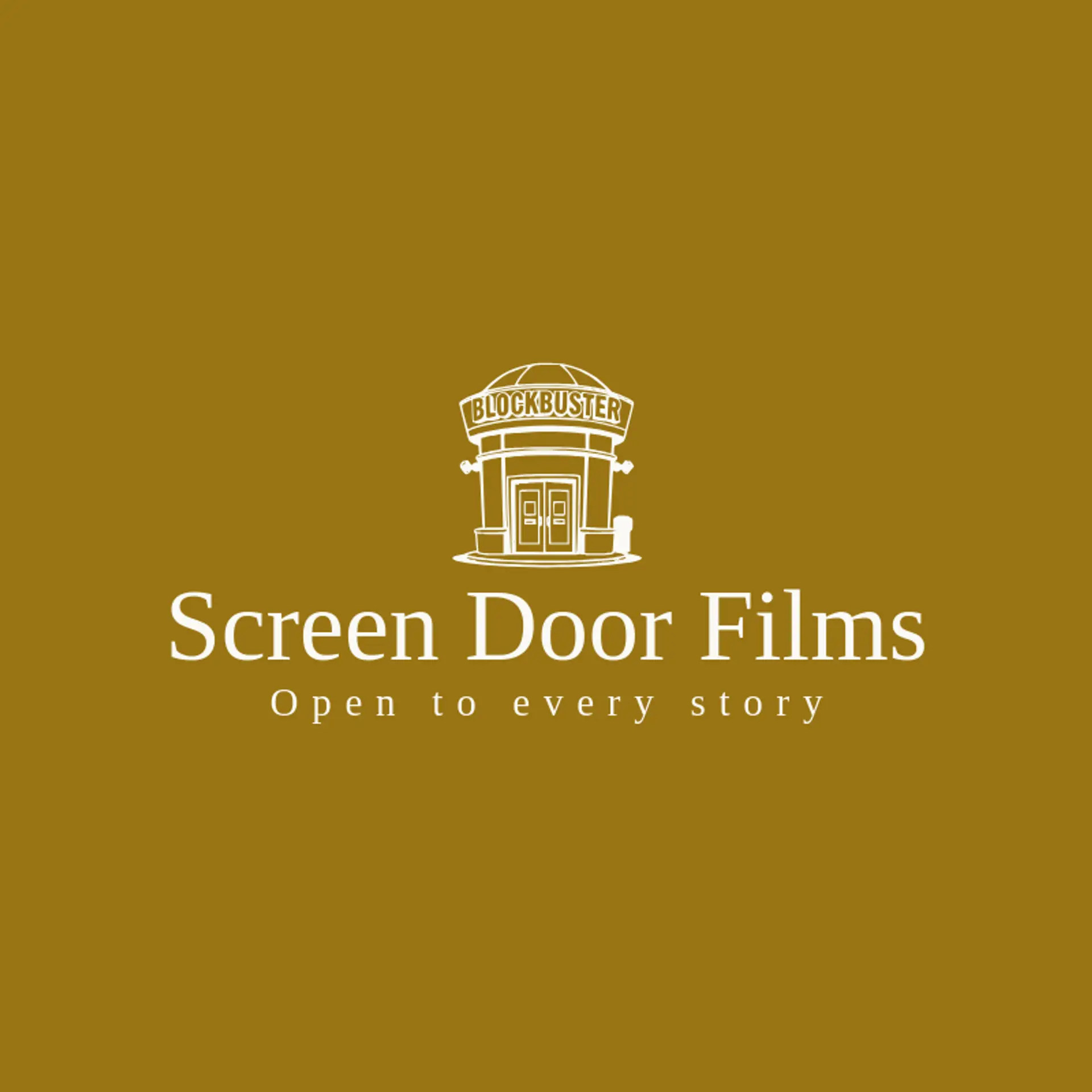 Screen Door Films logo for blockbuster