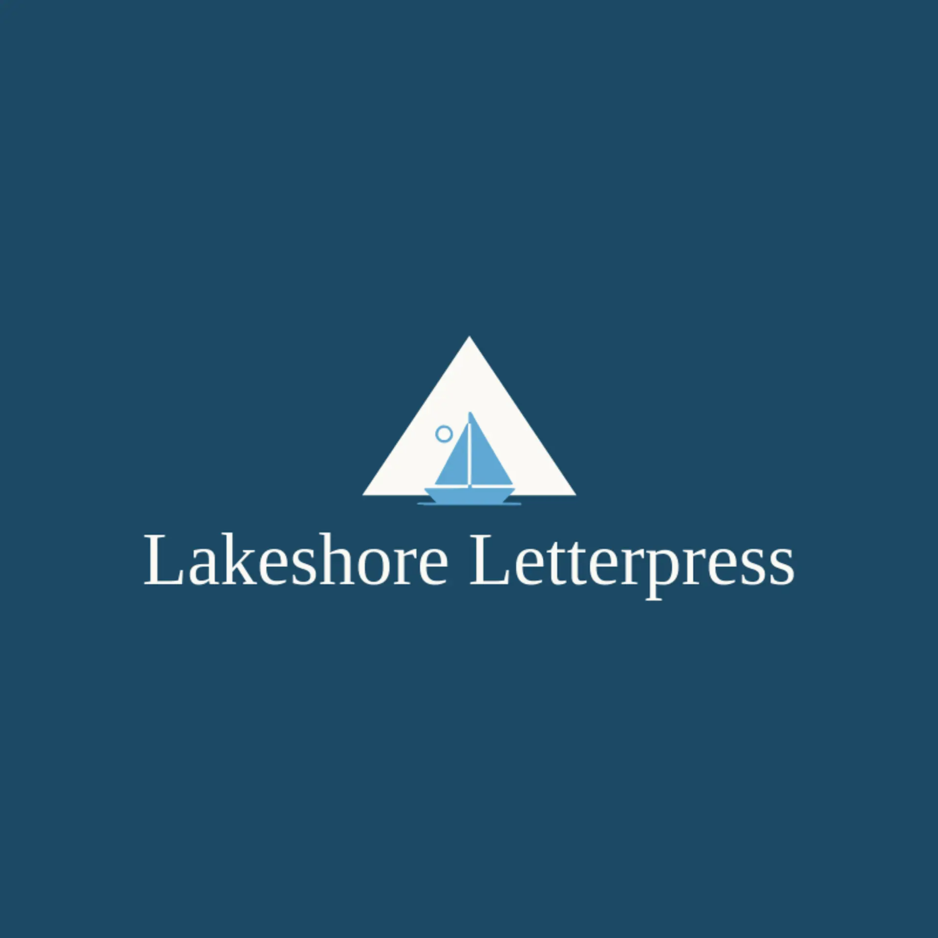 Lakeshore Letterpress logo for michigan