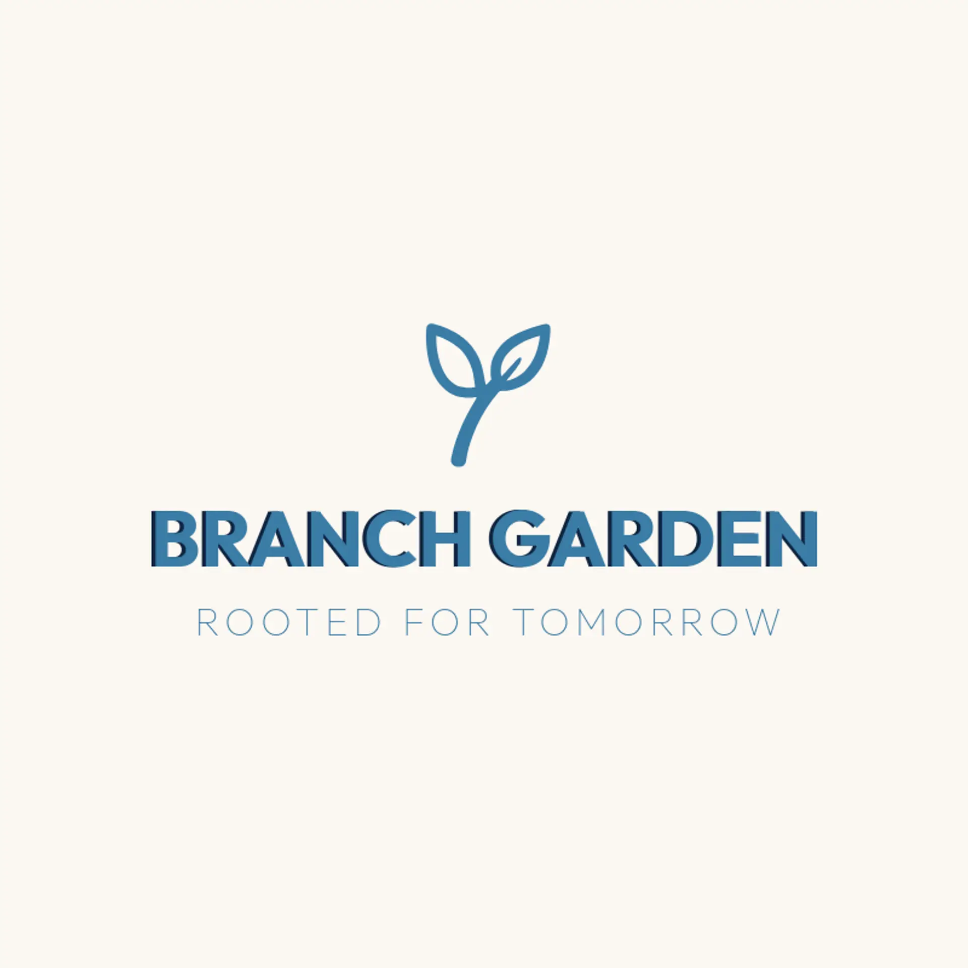 Branch Garden logo for flower