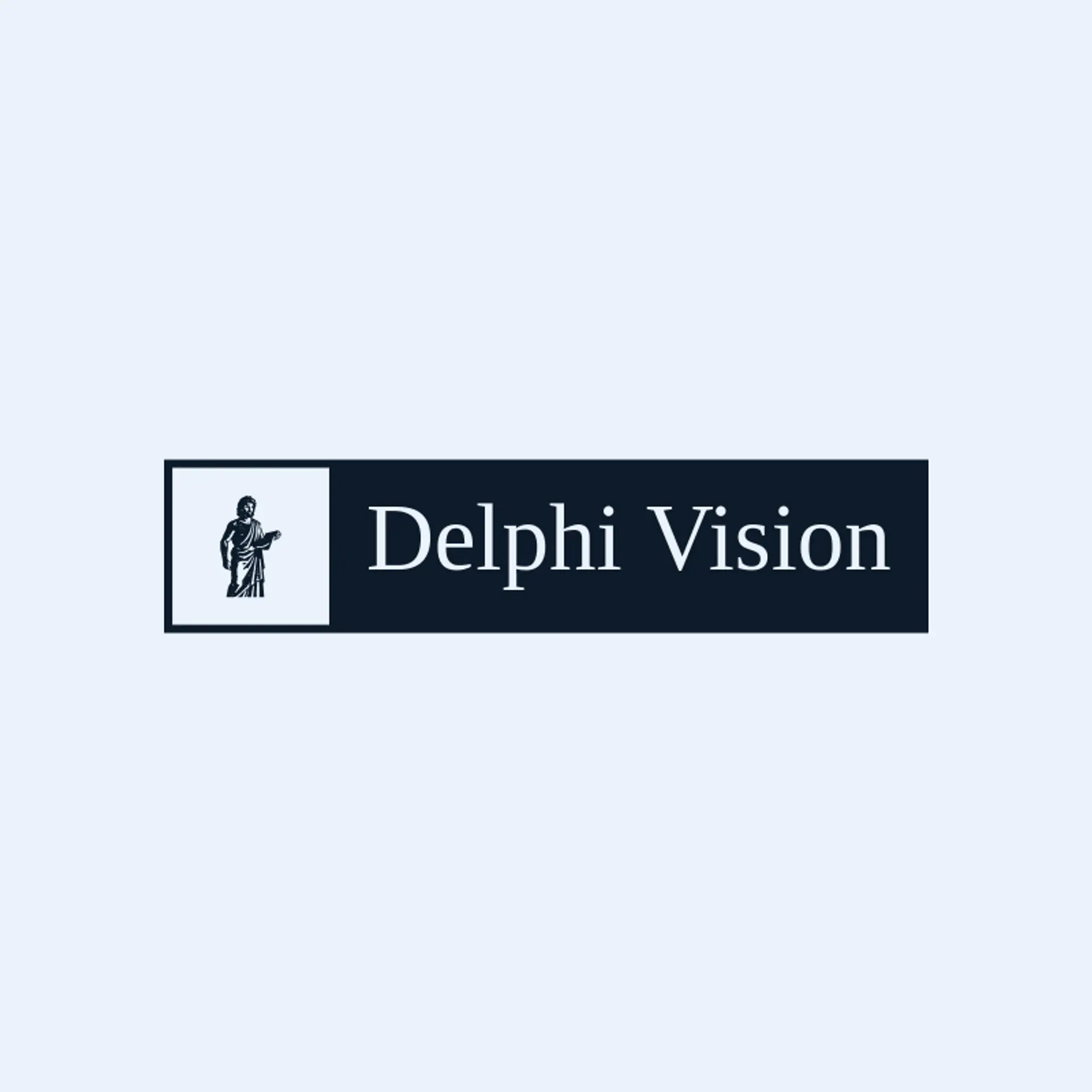 Delphi Vision logo for greek god