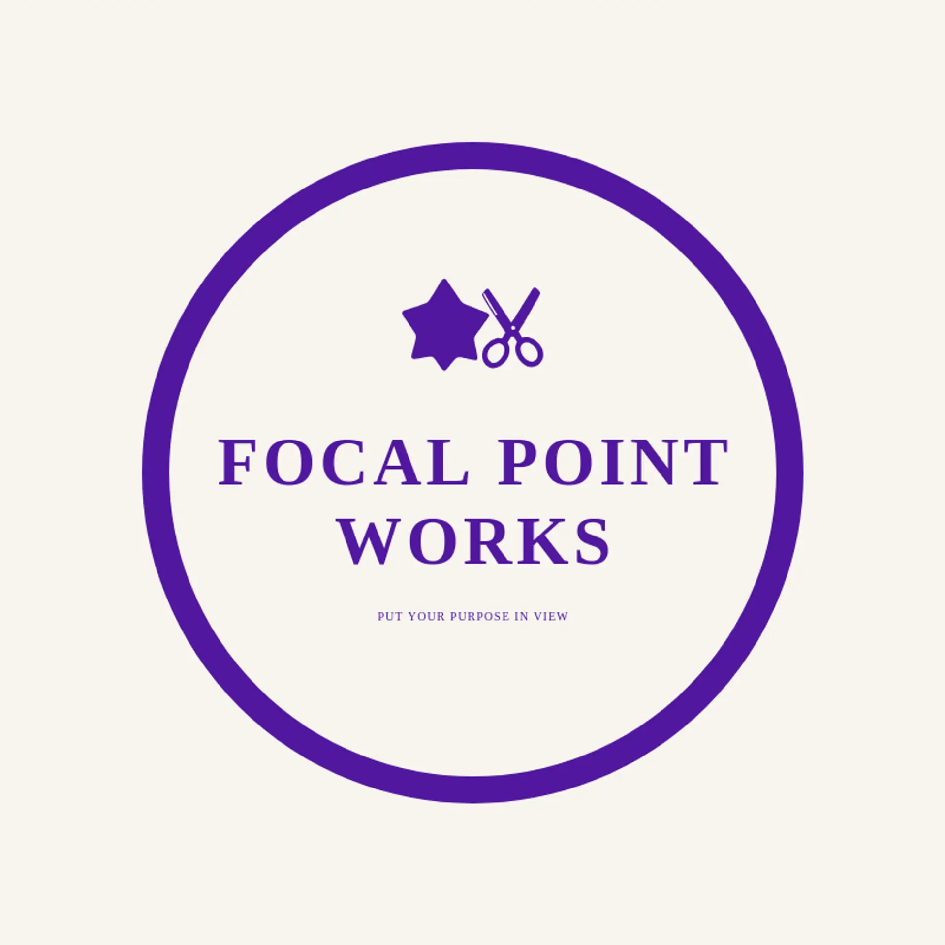 Focal Point Works logo for designer