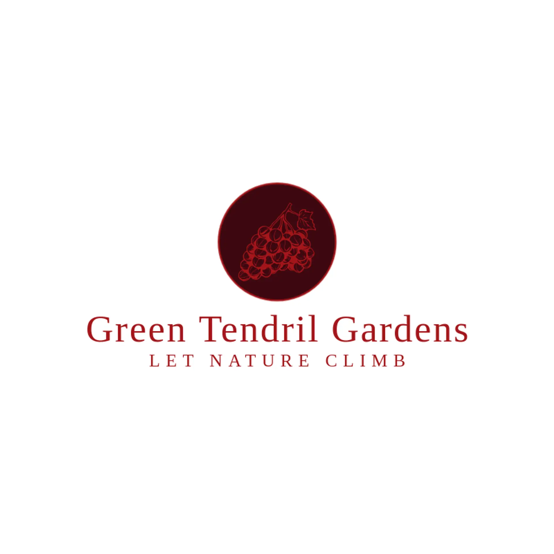 Green Tendril Gardens logo for vine