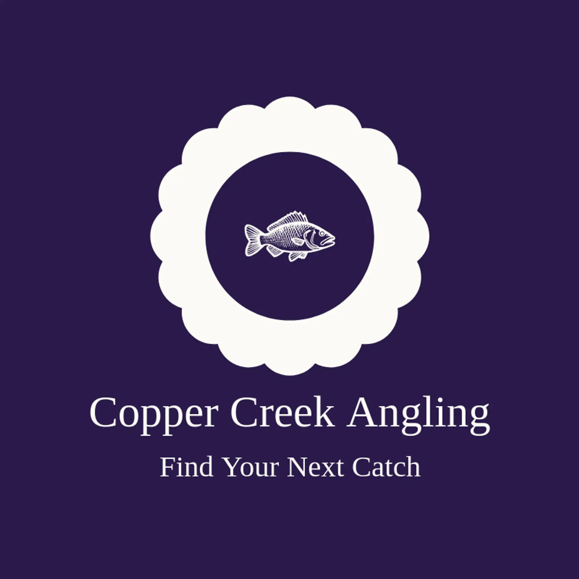 Copper Creek Angling logo for catfish