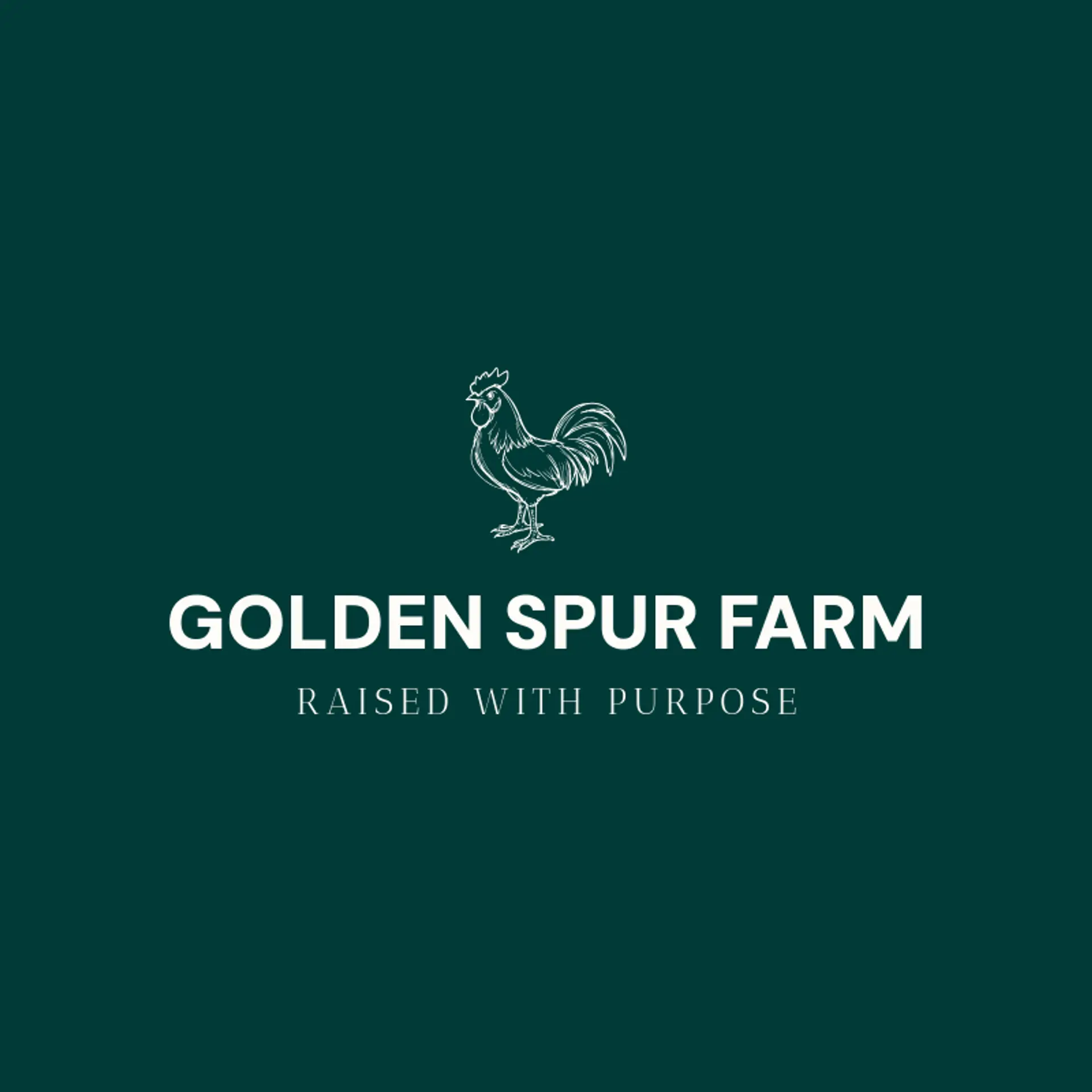 Golden Spur Farm logo for gamefowl
