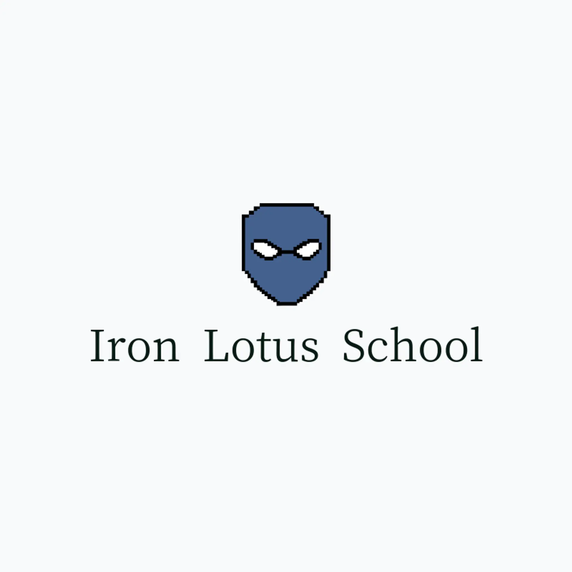 Iron Lotus School logo for ninja