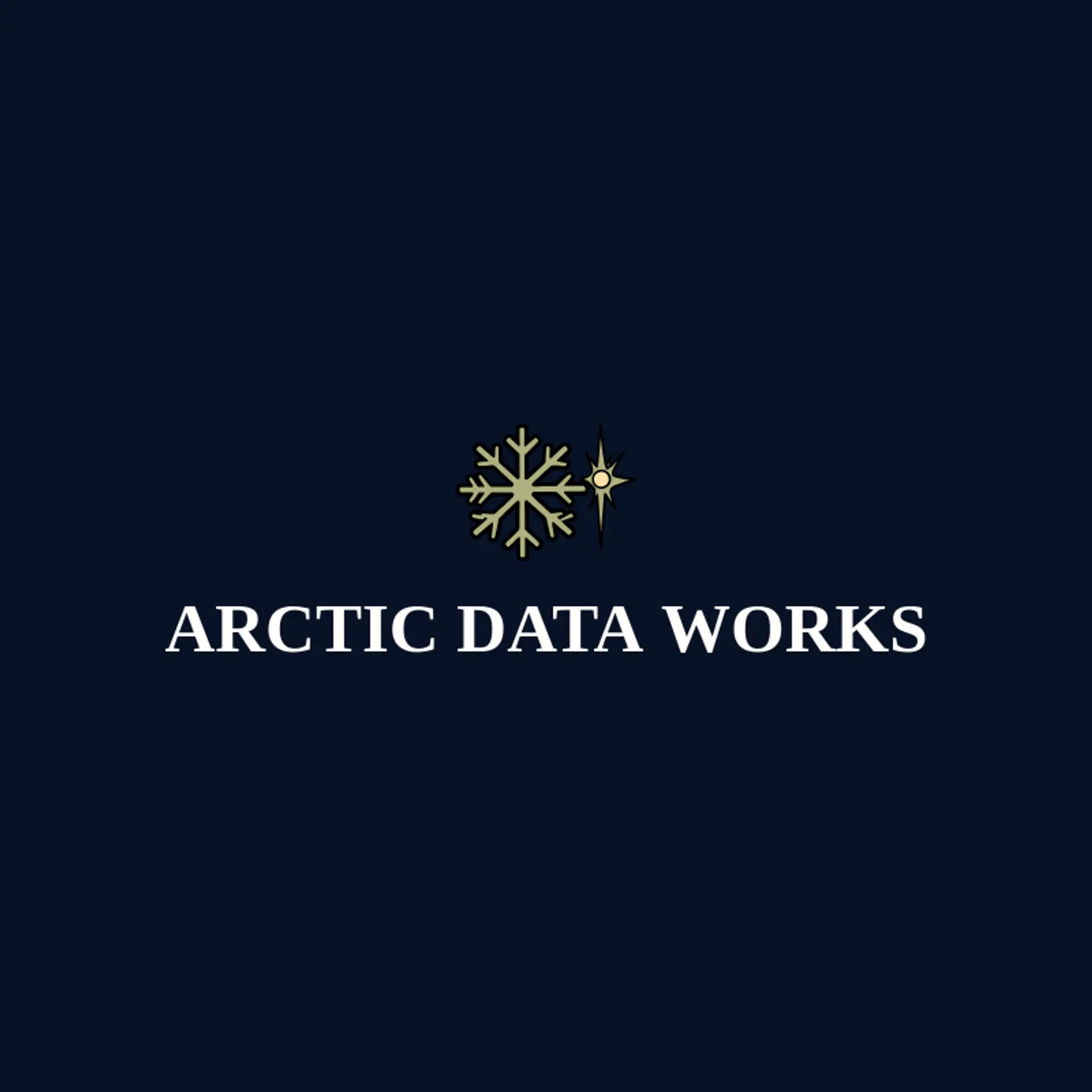 Arctic Data Works logo for snowflake