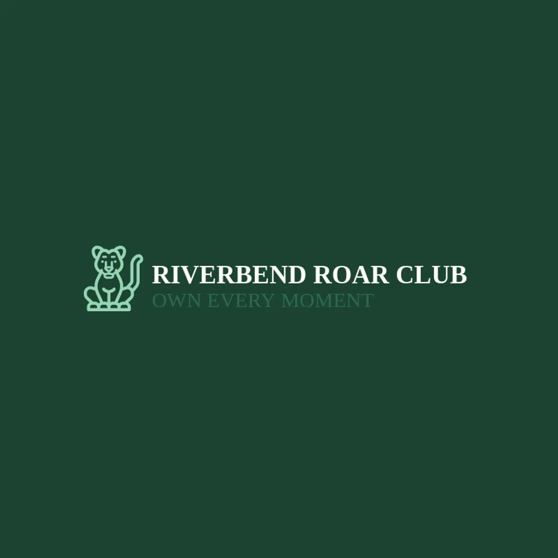 Riverbend Roar Club logo for cougar
