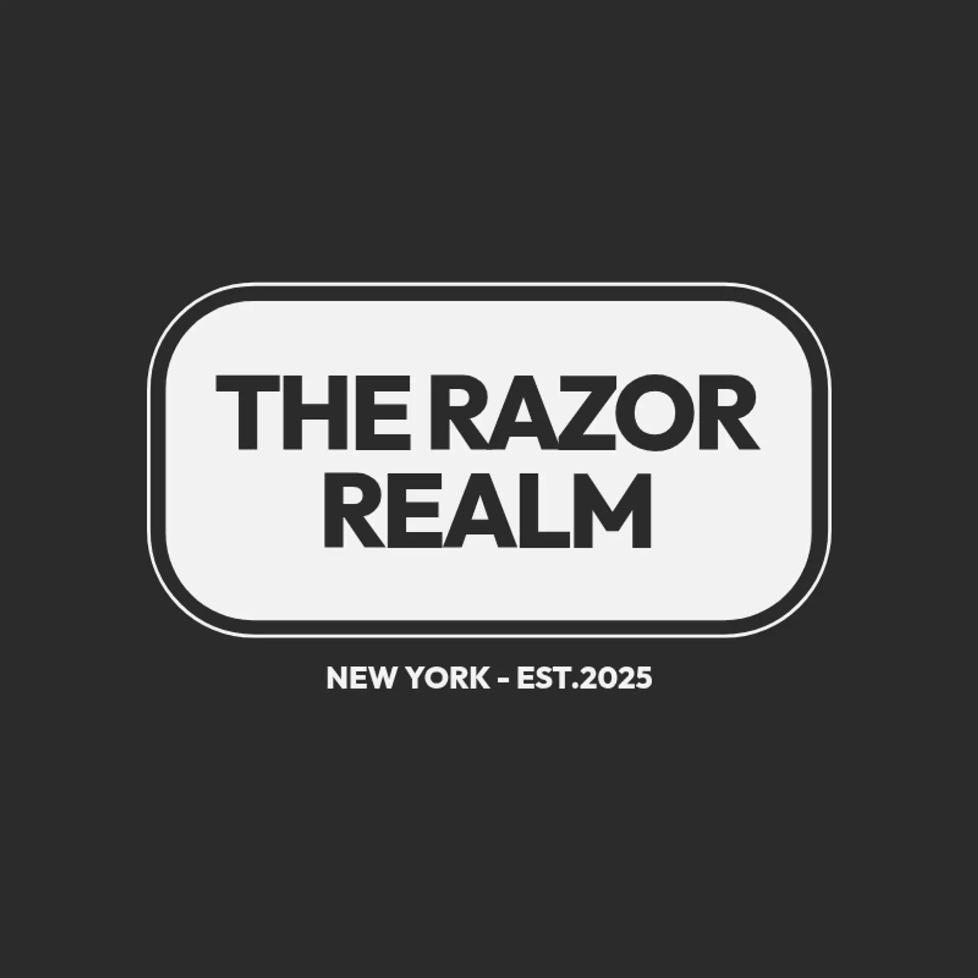 The Razor Realm logo for barber