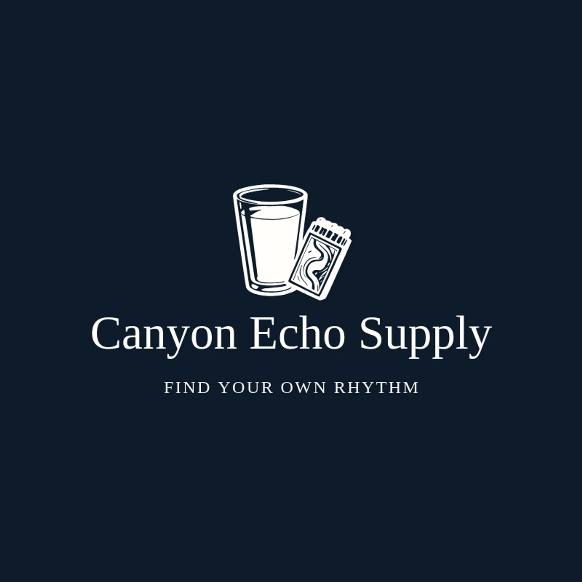 Canyon Echo Supply logo for tumbler