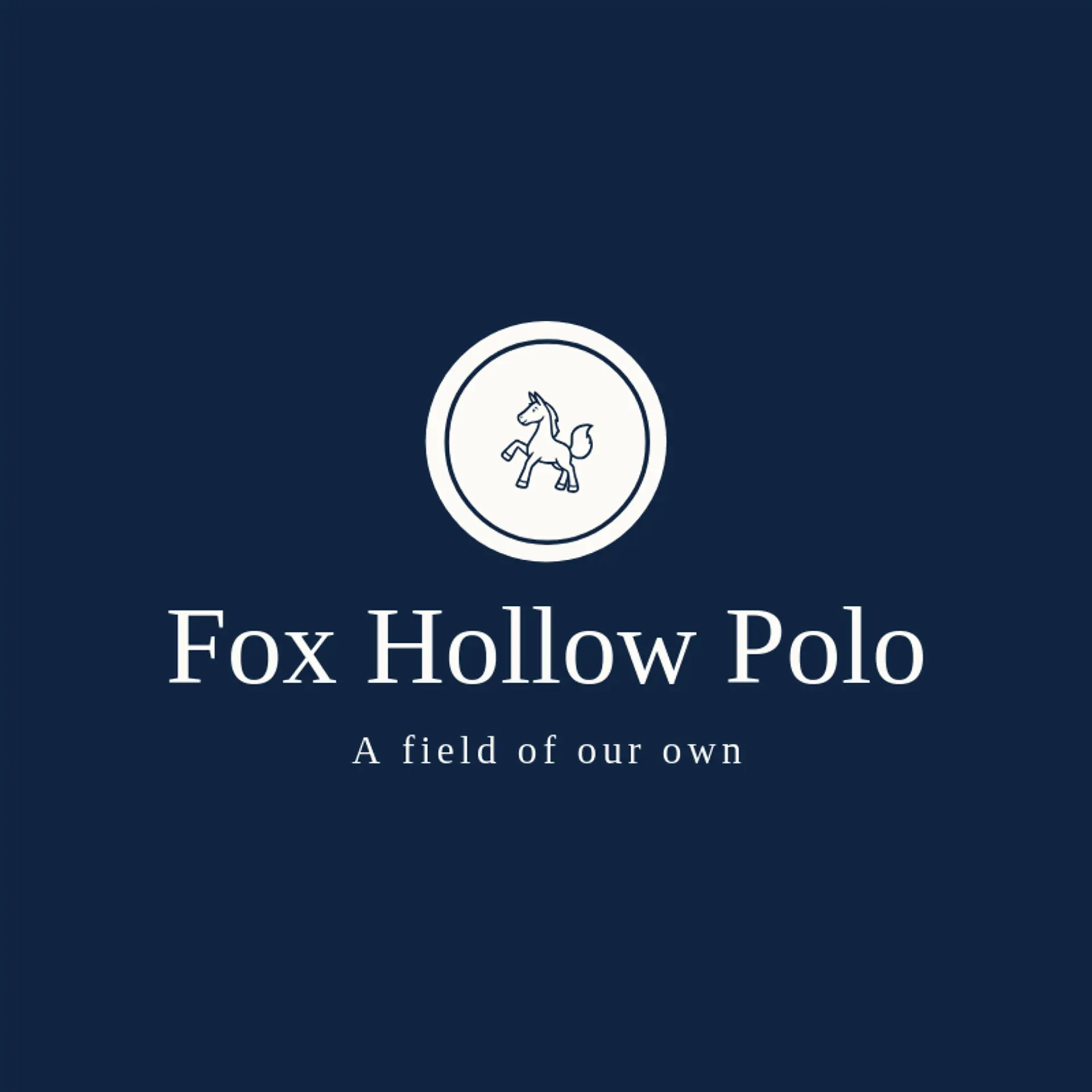 Fox Hollow Polo logo for polo