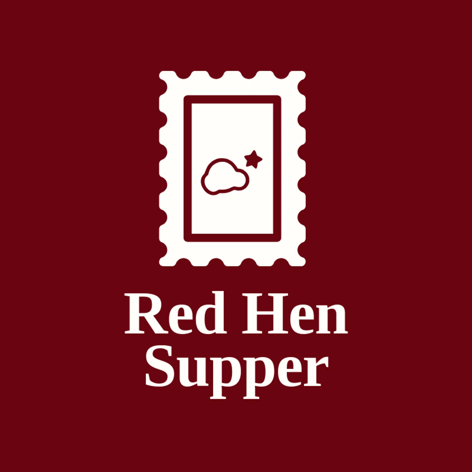 Red Hen Supper logo for fried chicken