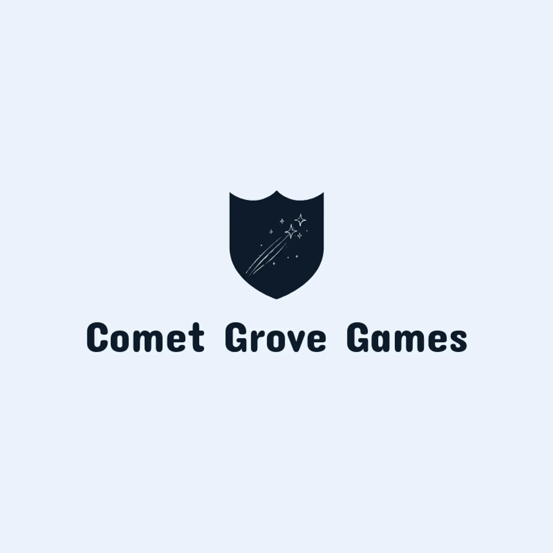 Comet Grove Games logo for comet