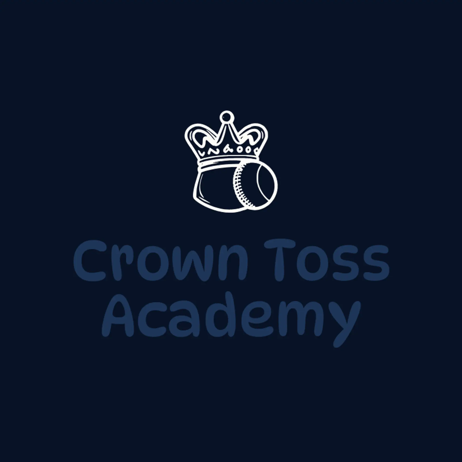 Crown Toss Academy logo for wiffleball