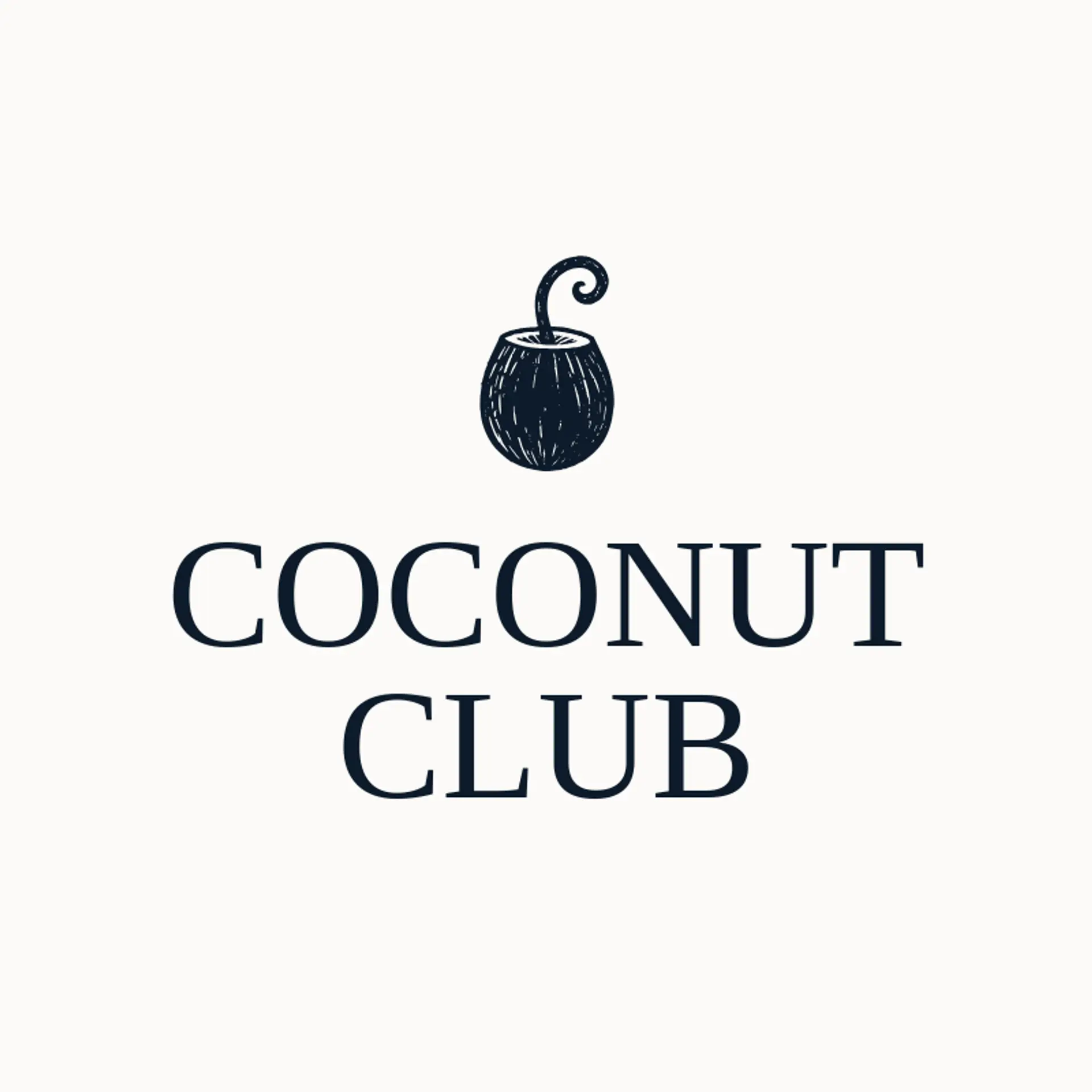 Coconut Club logo for monkey