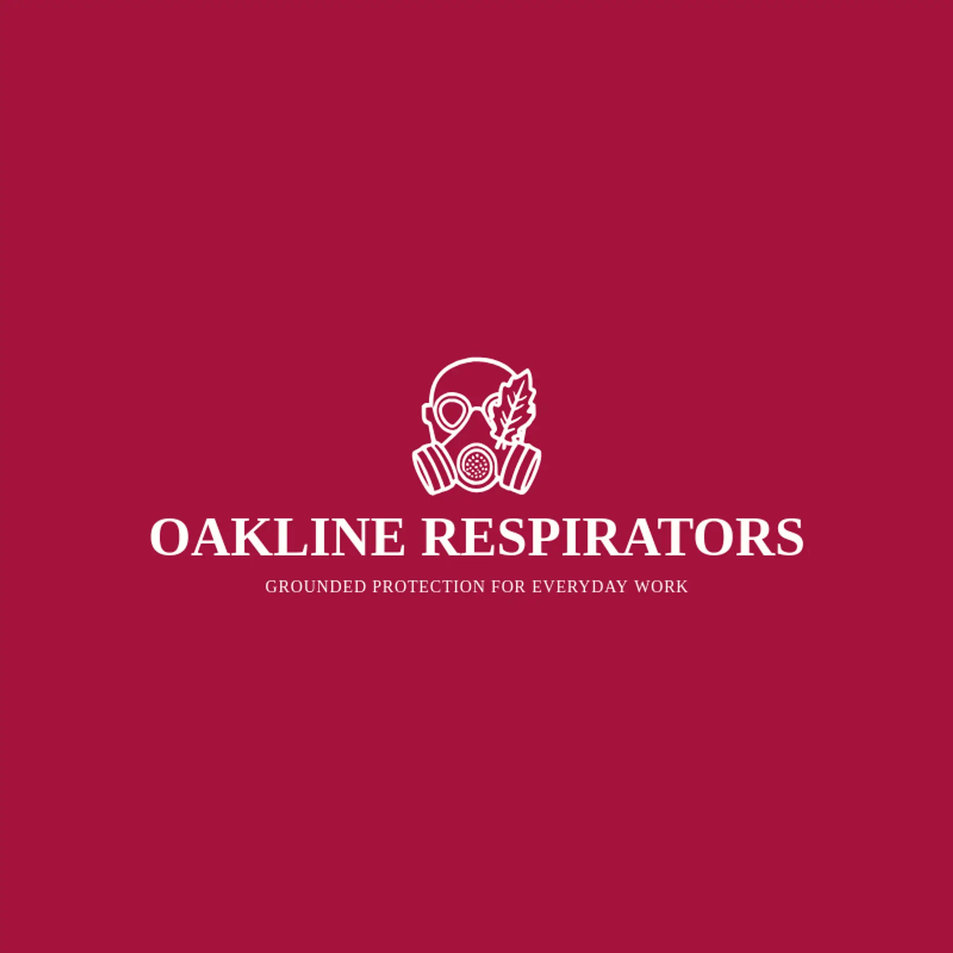 Oakline Respirators logo for gas mask