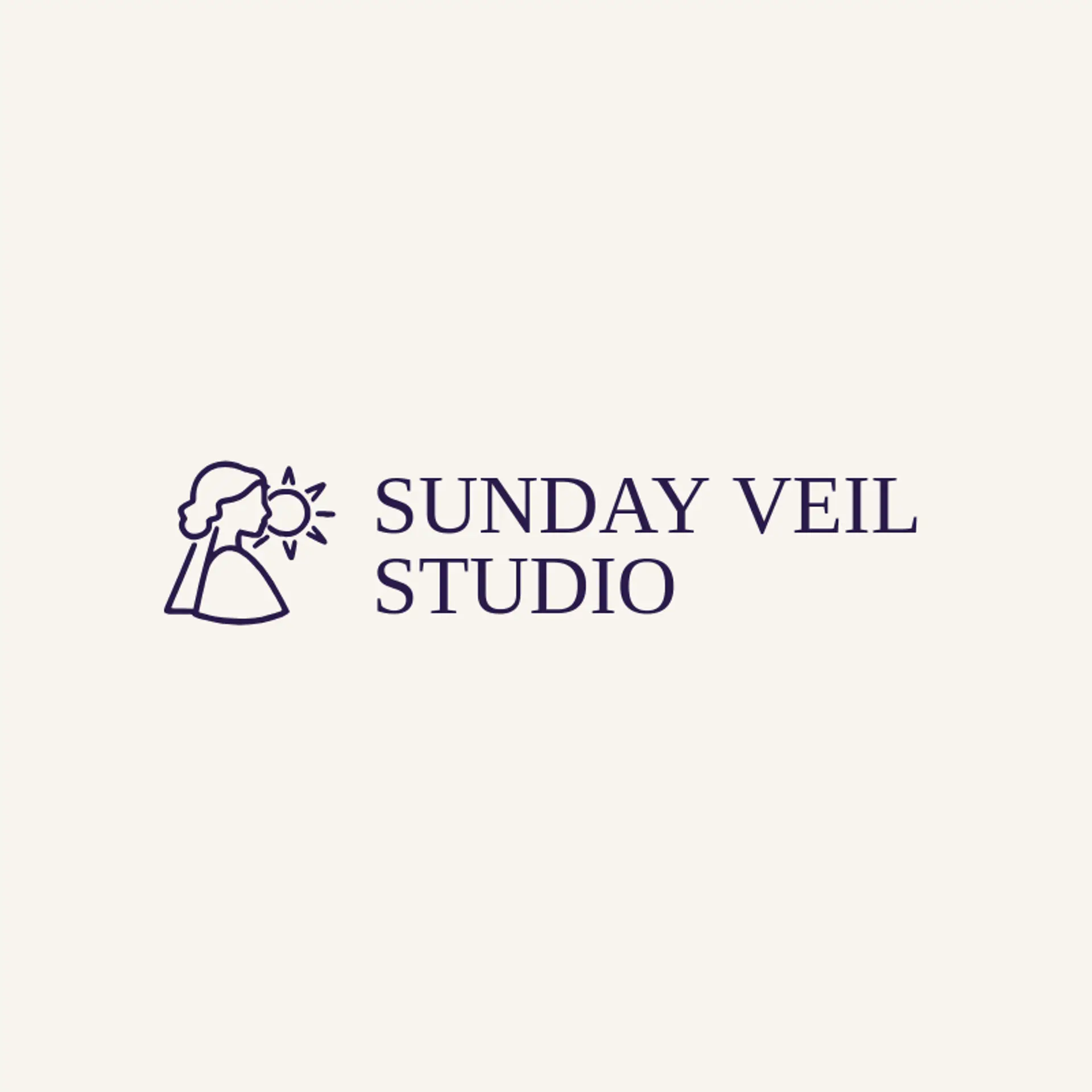 Sunday Veil Studio logo for bride