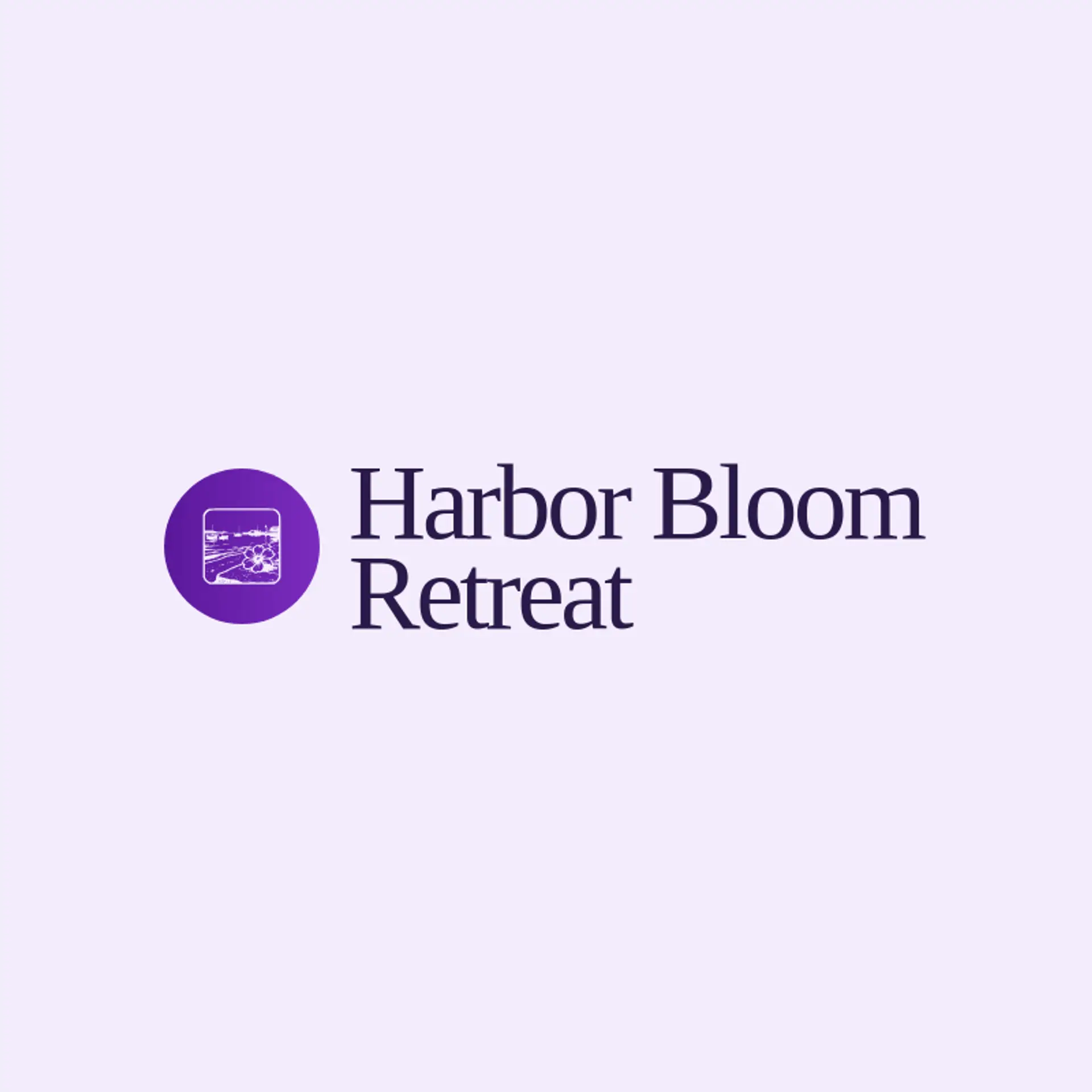 Harbor Bloom Retreat logo for harbor