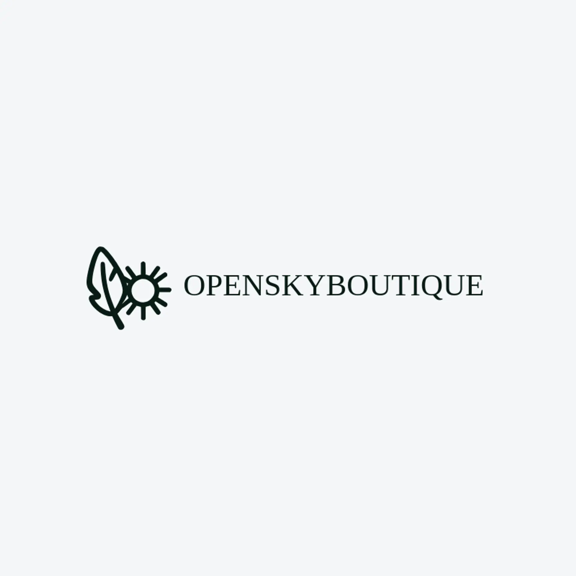 Open Sky Boutique logo for hippie