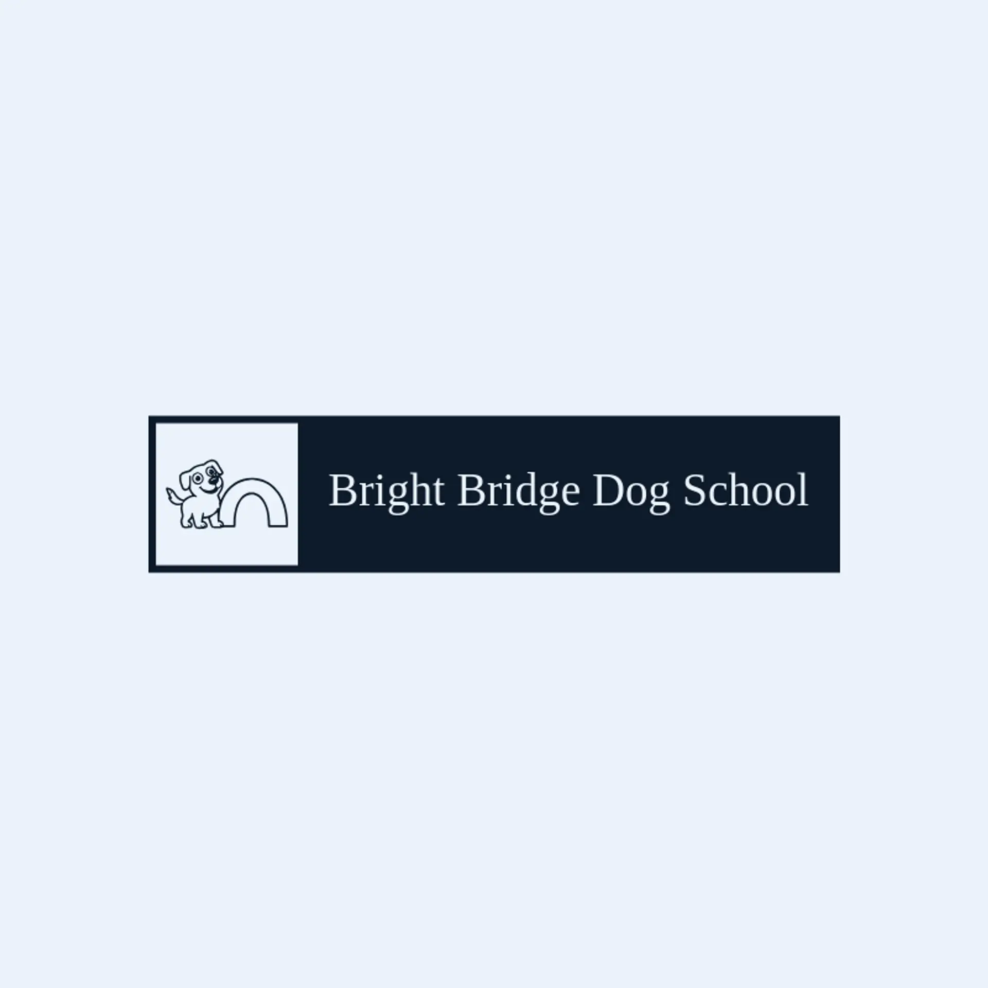 Bright Bridge Dog School logo for dog training