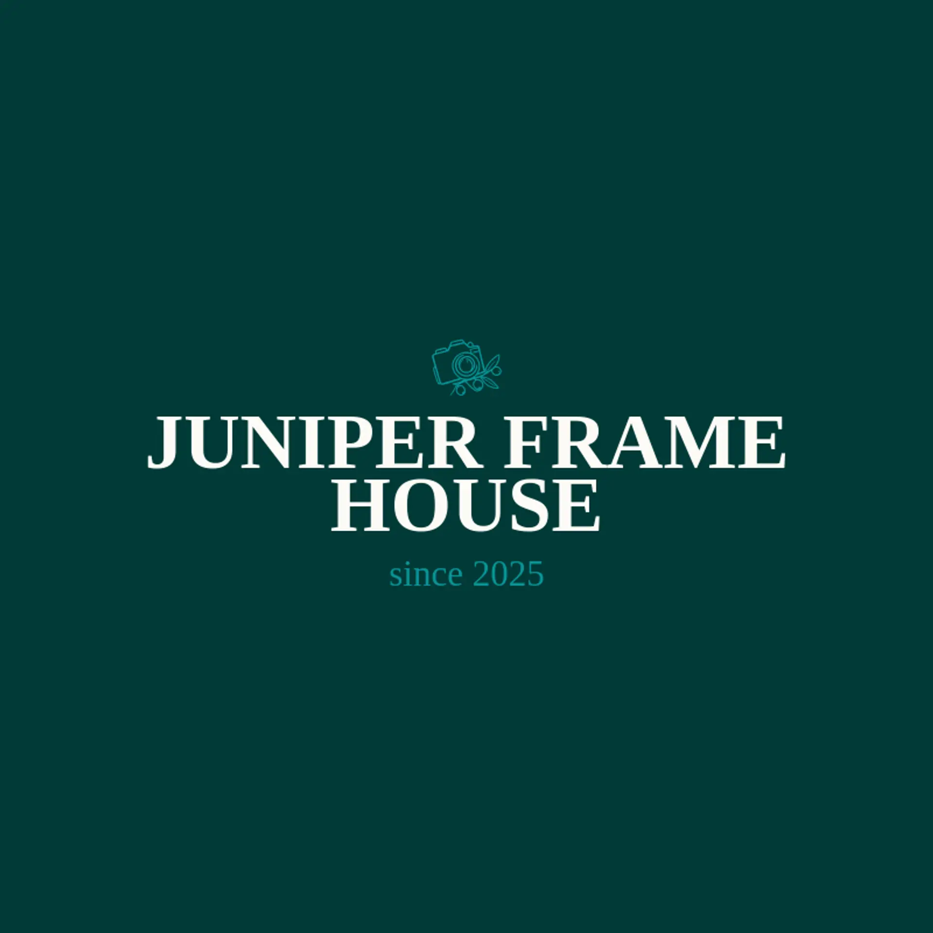 Juniper Frame House logo for movie studio