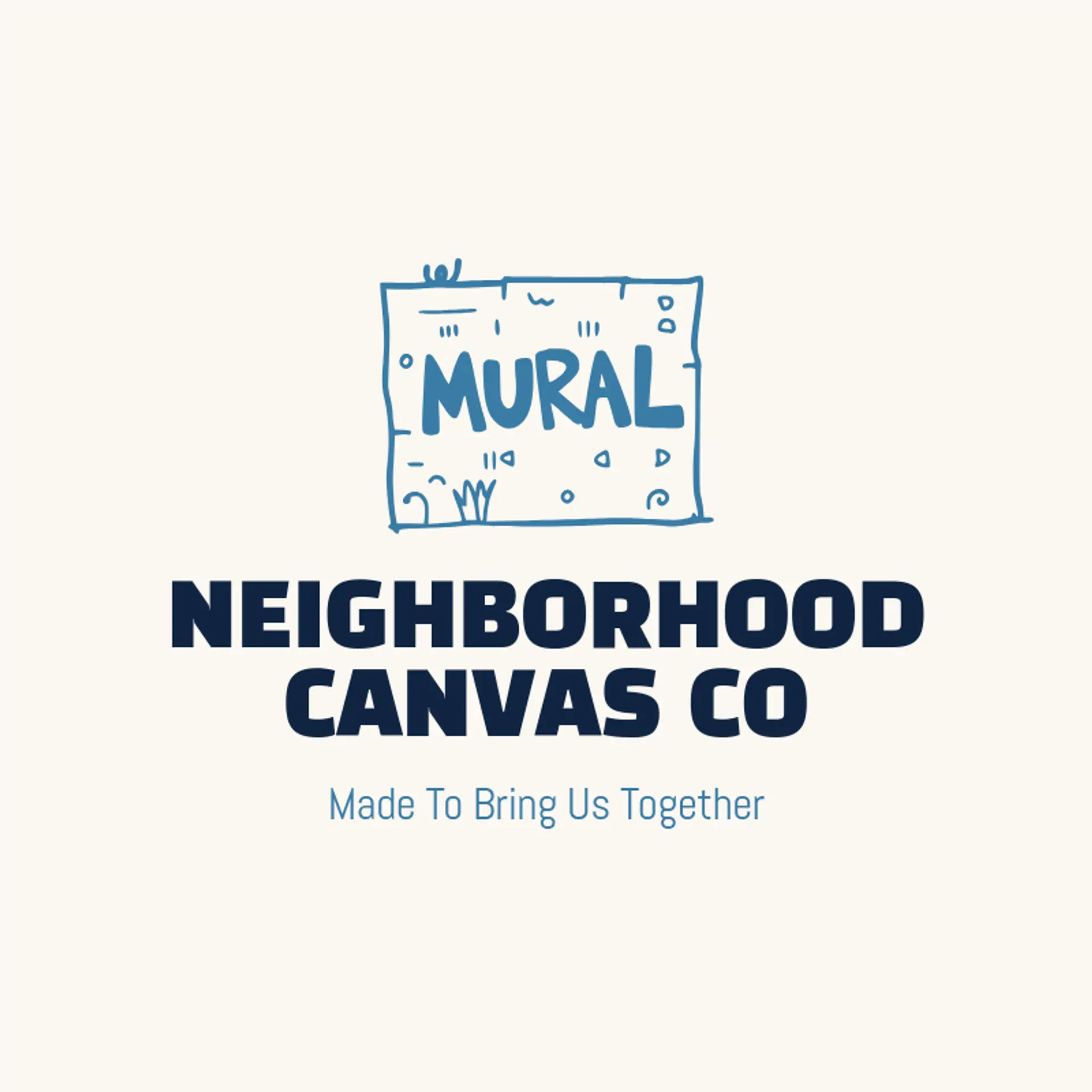 Neighborhood Canvas Co logo for mural