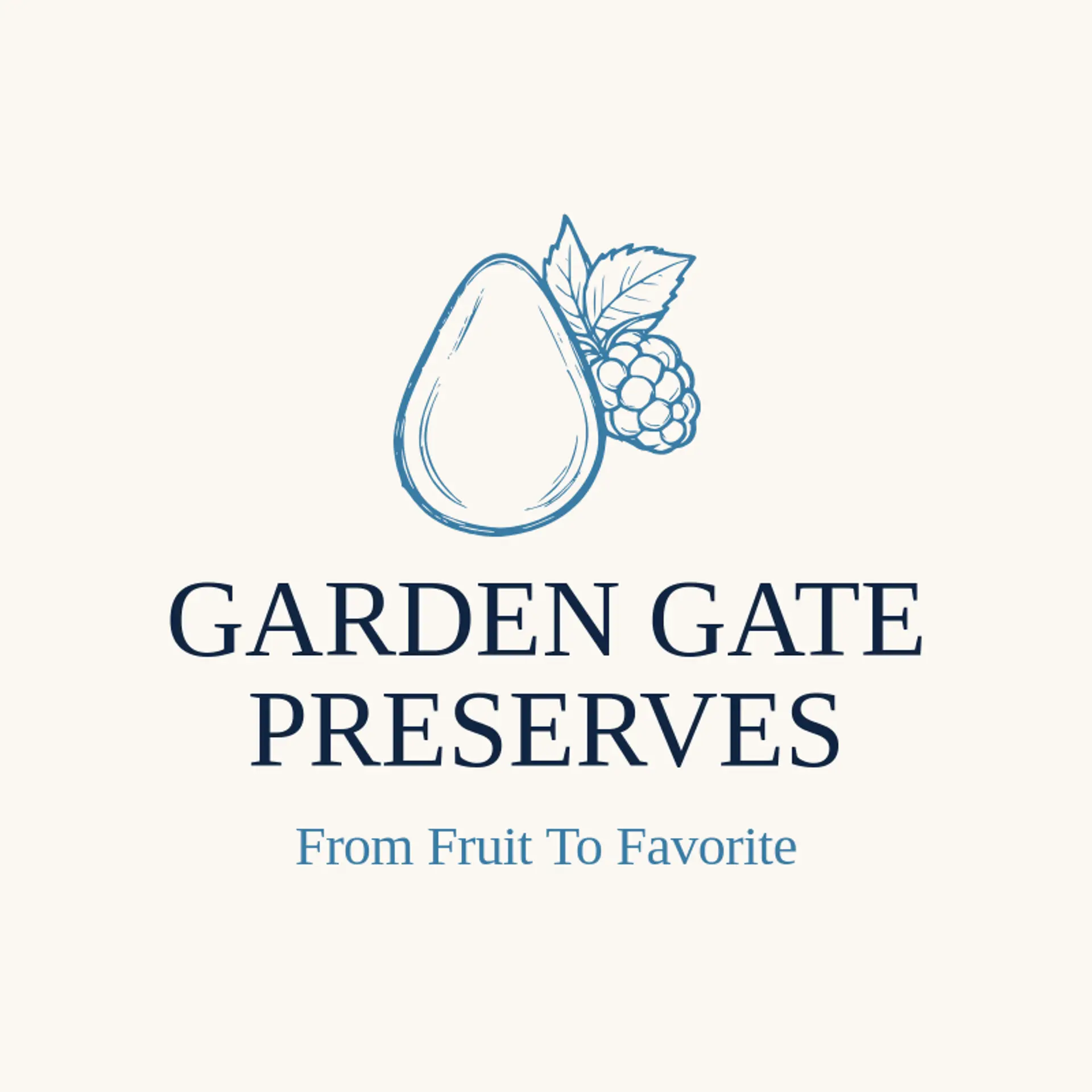 Garden Gate Preserves logo for jelly