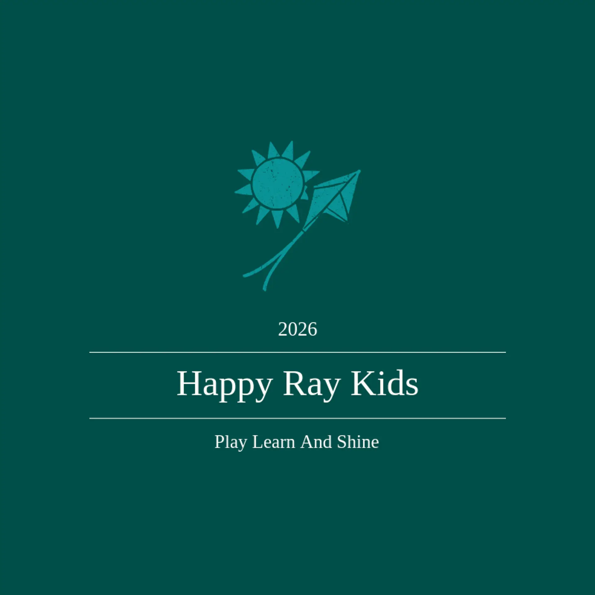 Happy Ray Kids logo for sunshine