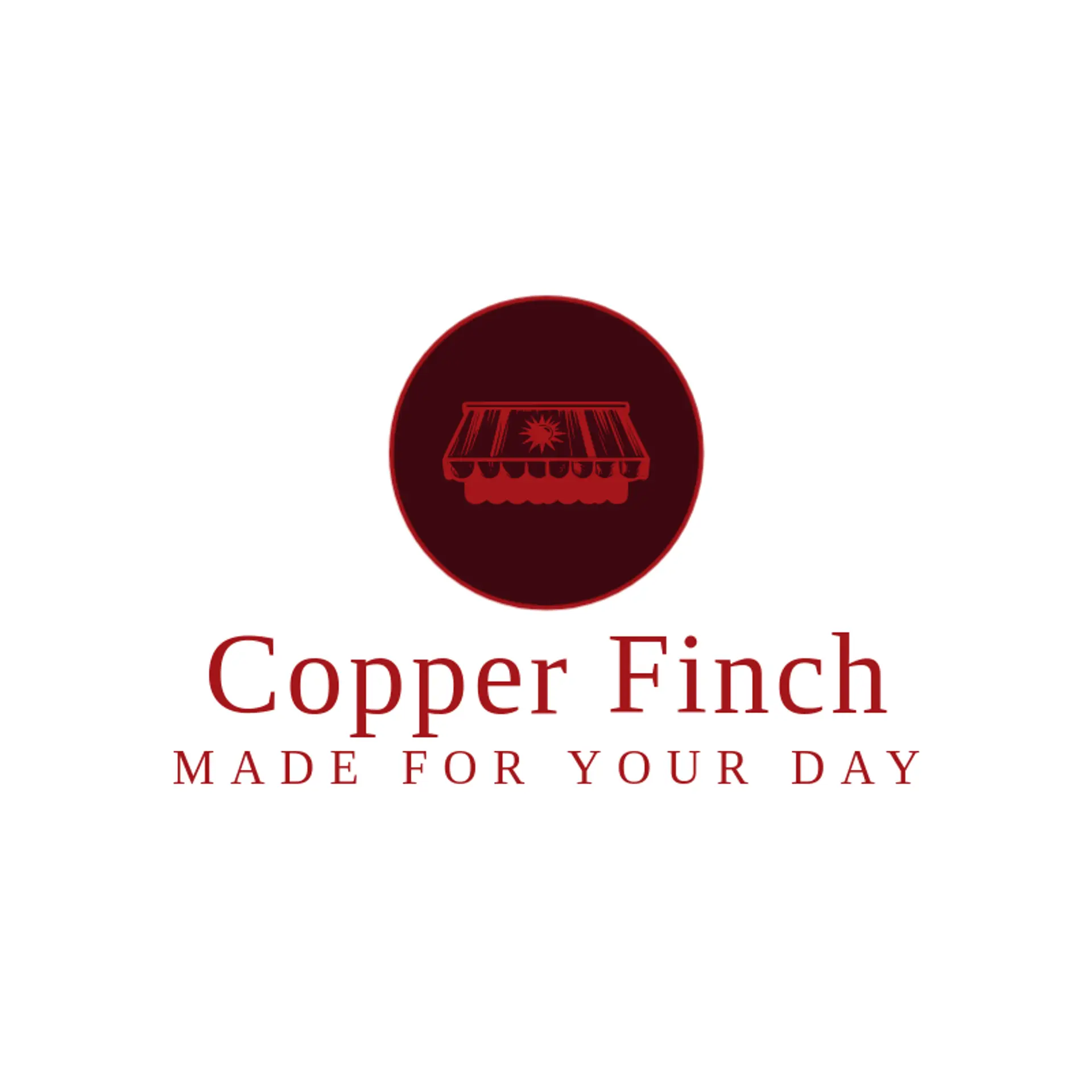 Copper Finch logo for small business