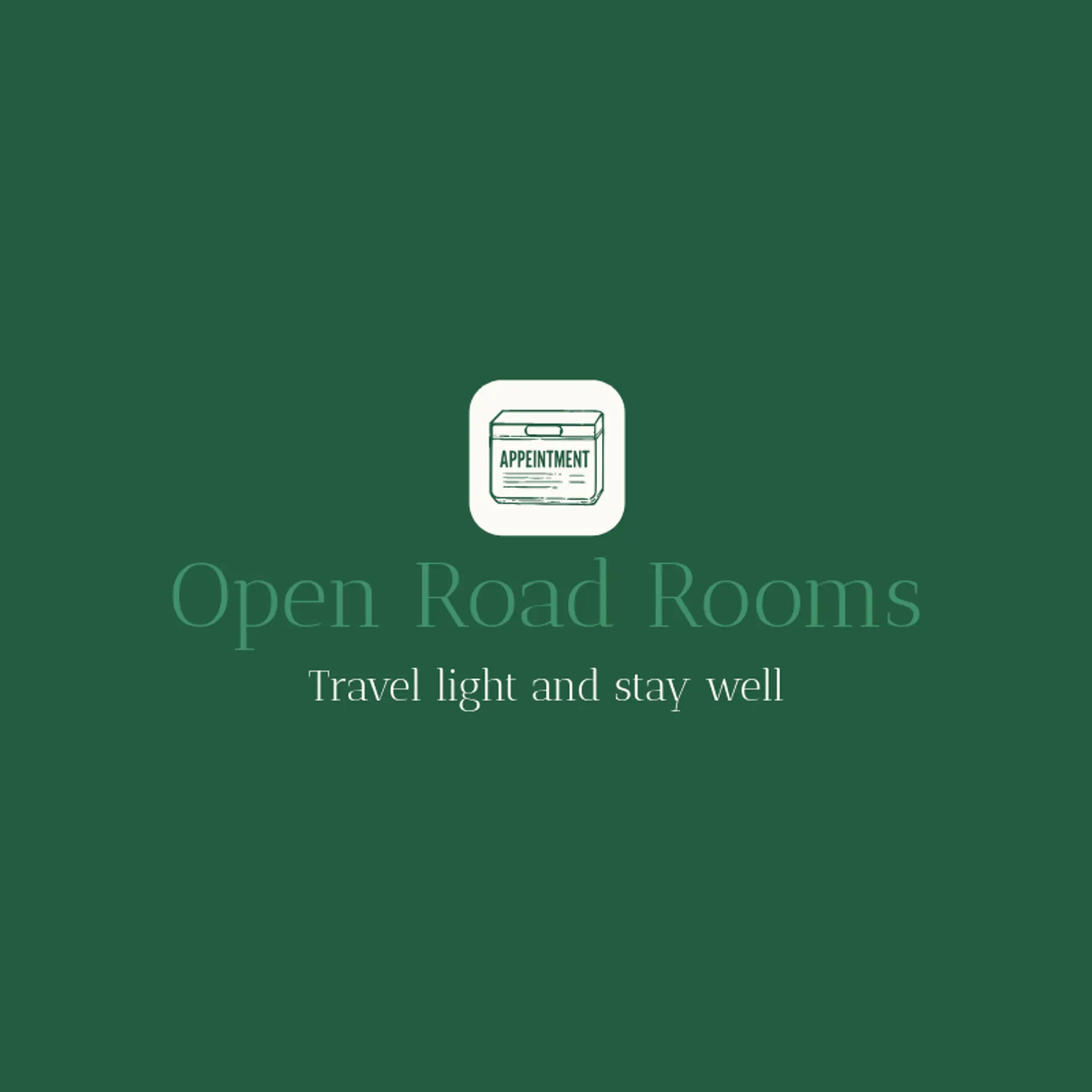 Open Road Rooms logo for booking