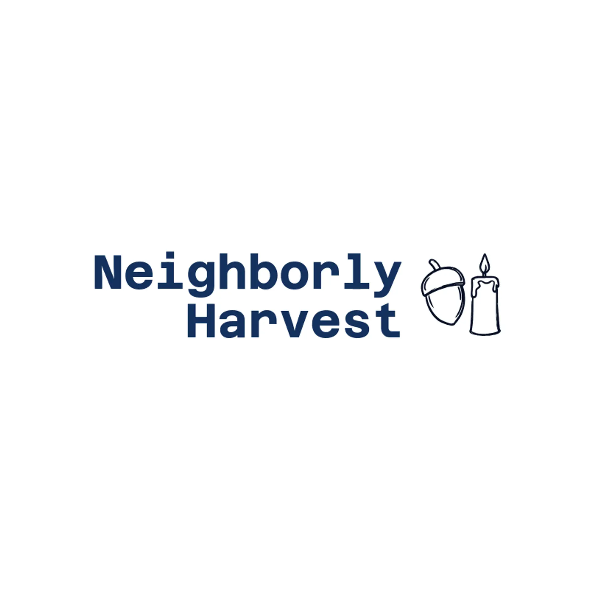 Neighborly Harvest logo for thanksgiving