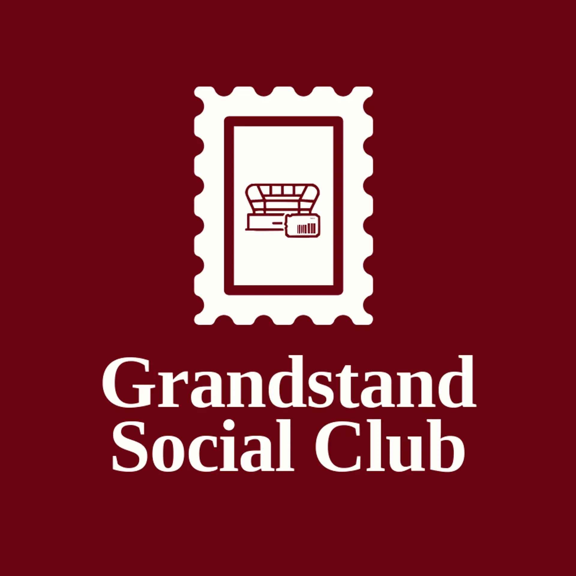 Grandstand Social Club logo for stadium